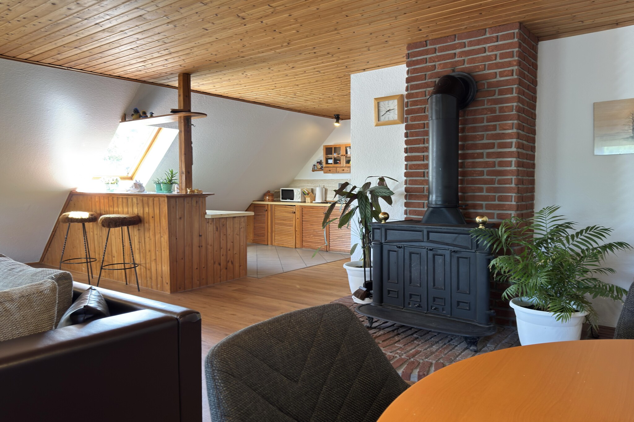 Ferienwohnung Moorhusen-Woonkamer