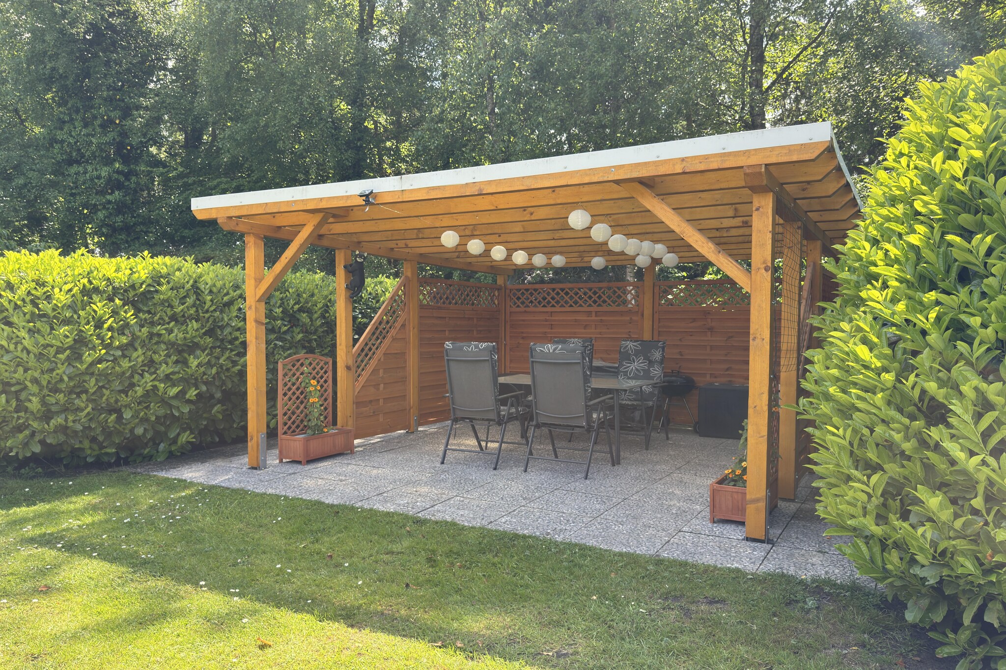 Ferienwohnung Moorhusen-Terrasbalkon