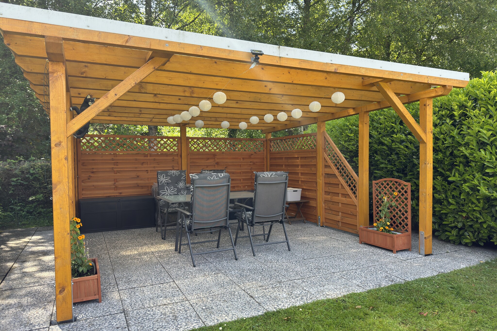 Ferienwohnung Moorhusen-Terrasbalkon