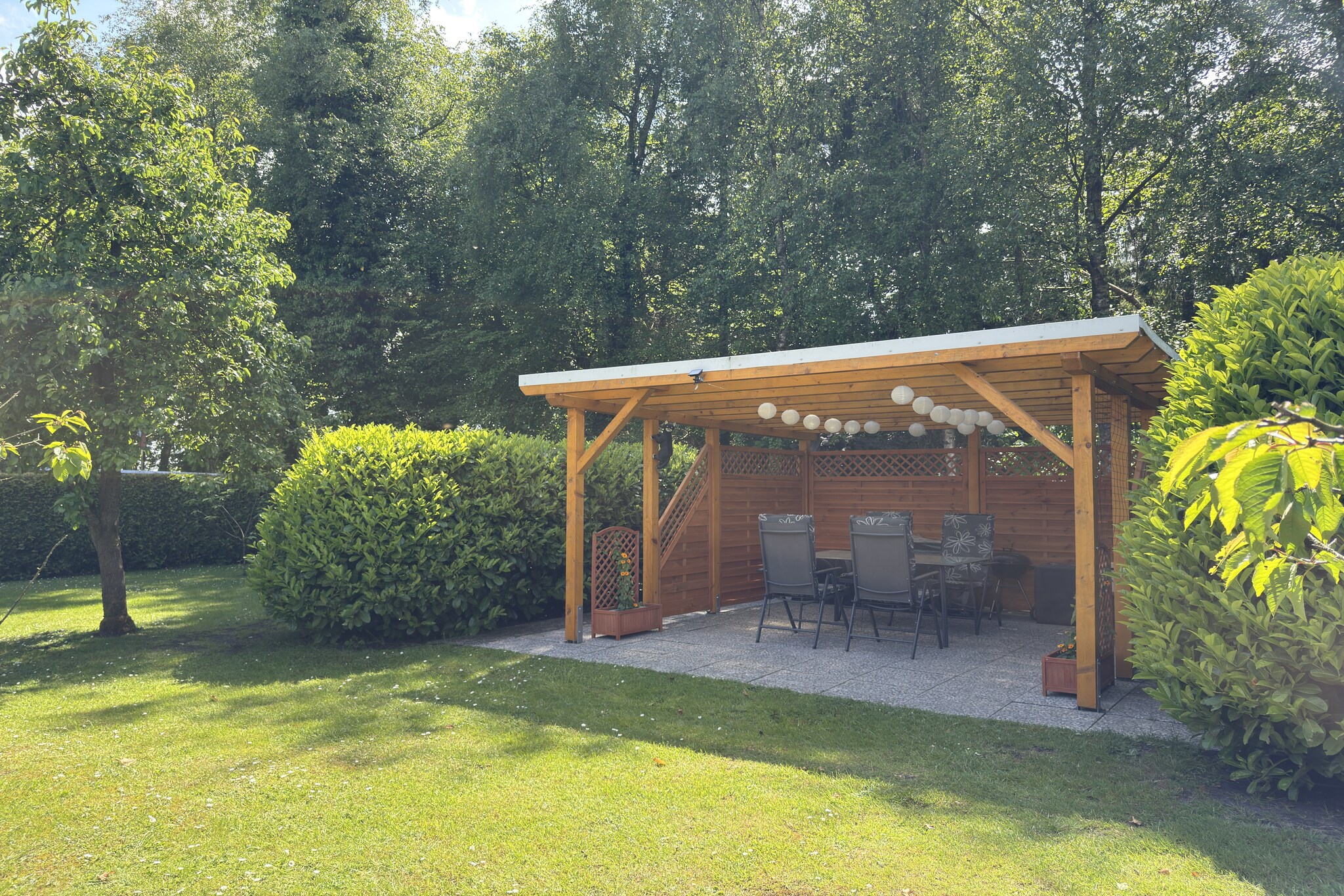 Ferienwohnung Moorhusen-Terrasbalkon