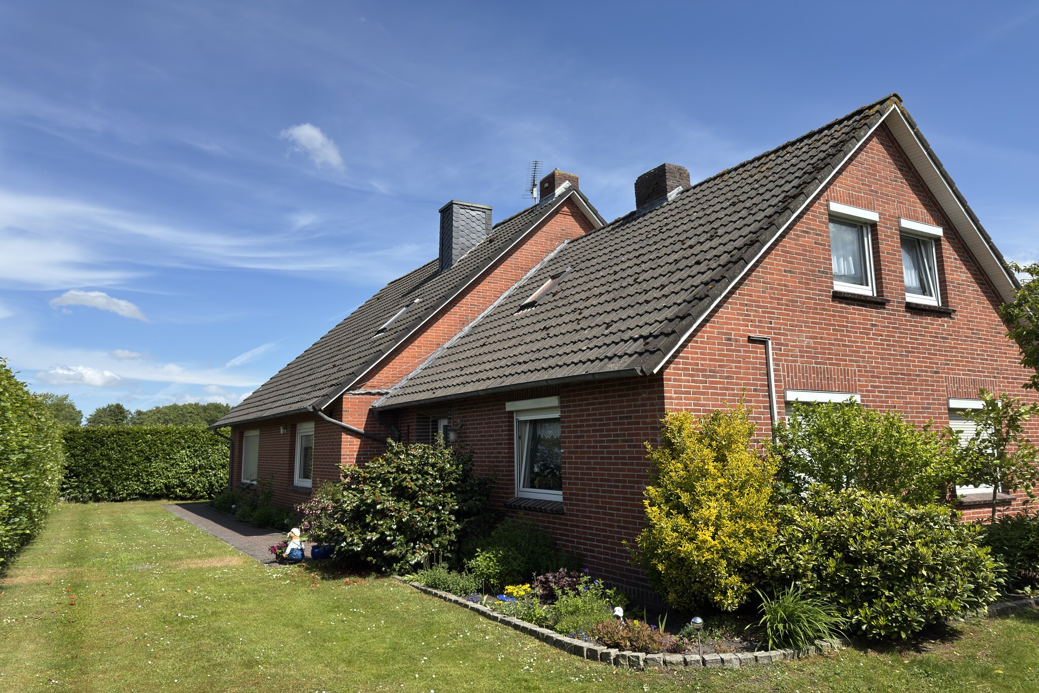 Ferienwohnung Moorhusen-Buitenkant zomer