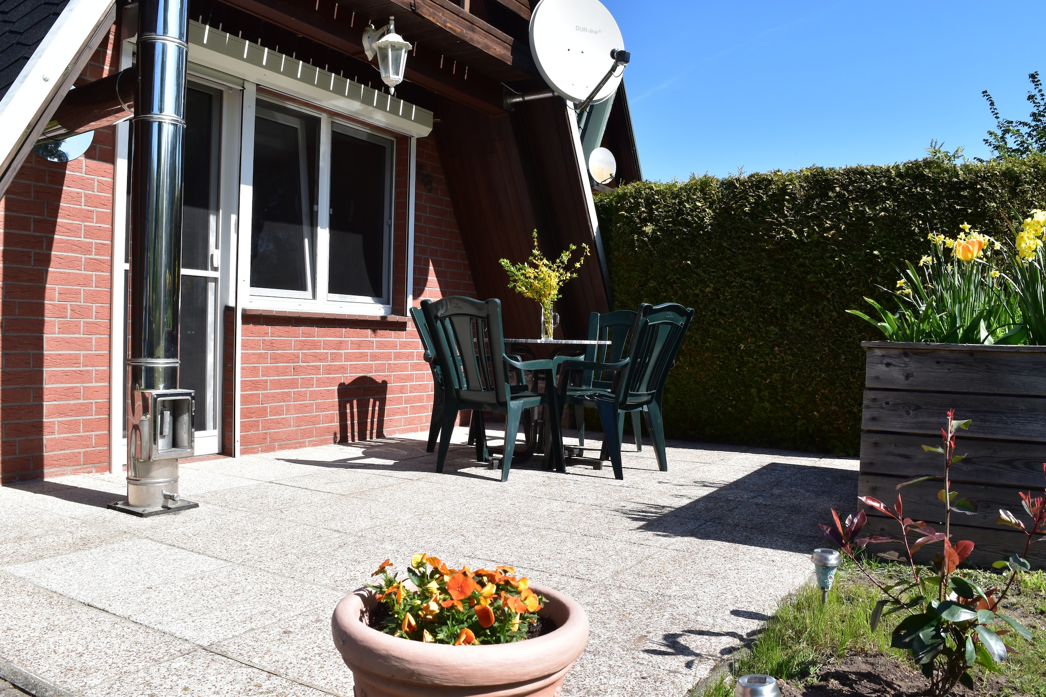 Ferienhaus 55 qm-Terrasbalkon