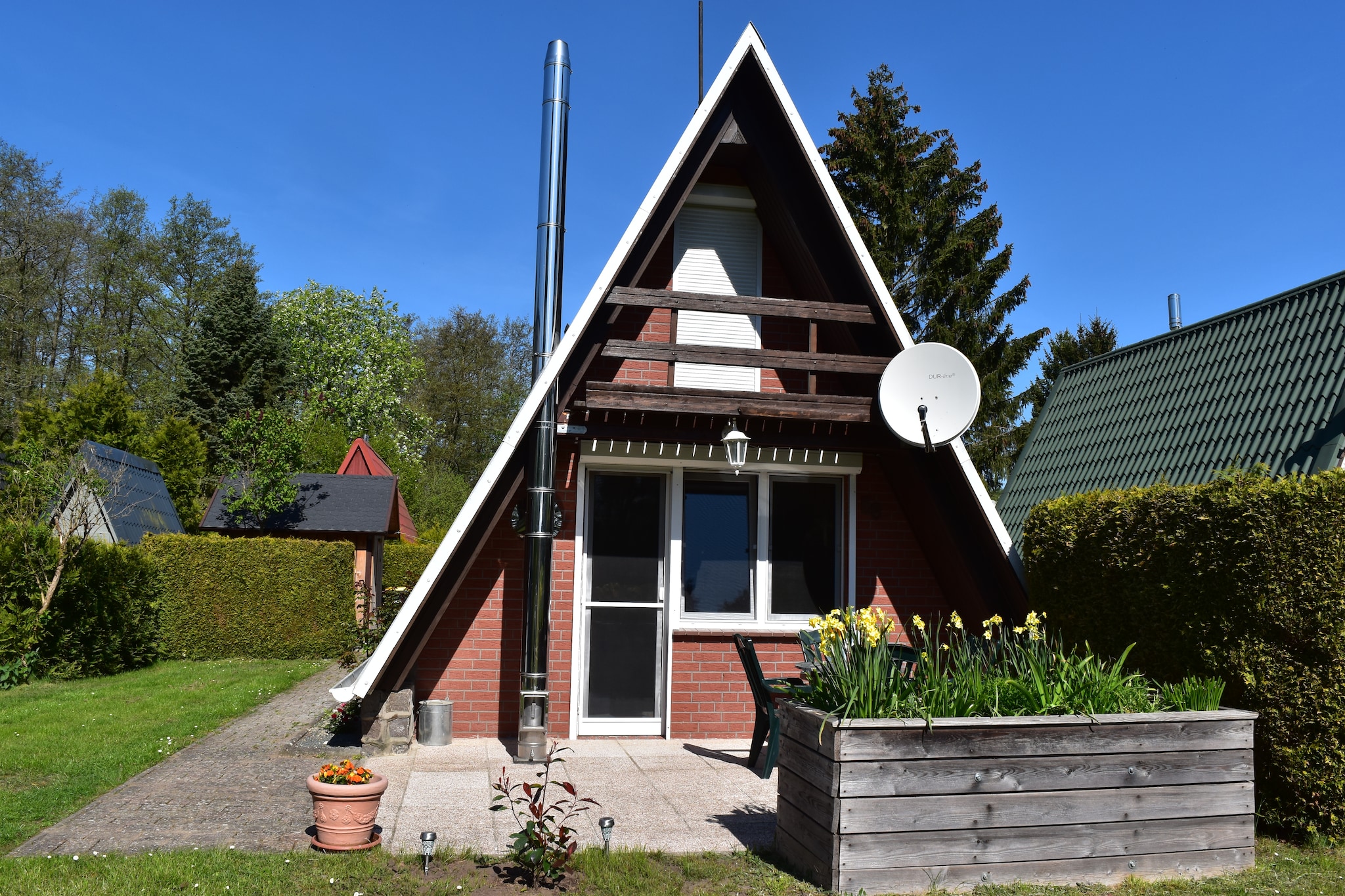 Ferienhaus 55 qm-Buitenkant zomer