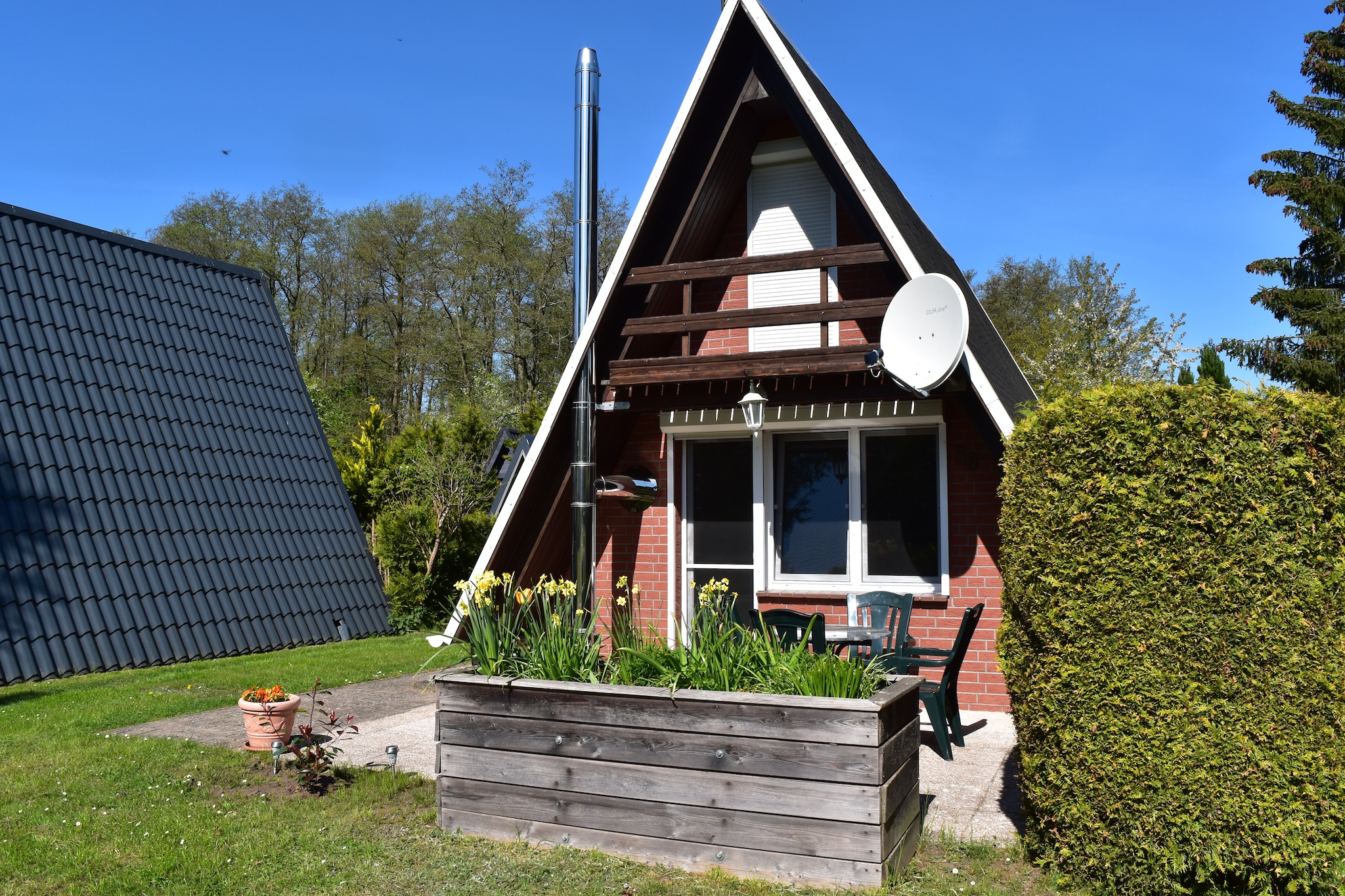 Ferienhaus 55 qm-Buitenkant zomer