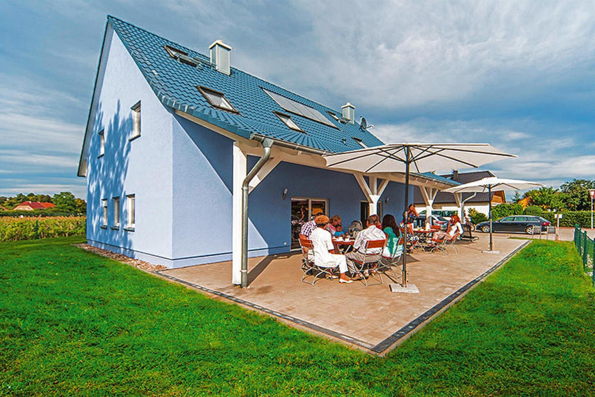 Haus Hyggelig Haus 1 120 qm-Buitenkant zomer