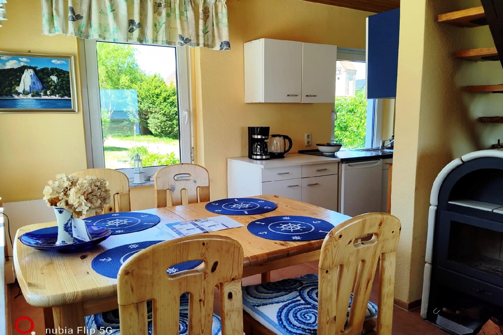 Ferienhaus Am Schilfufer - Eetkamer