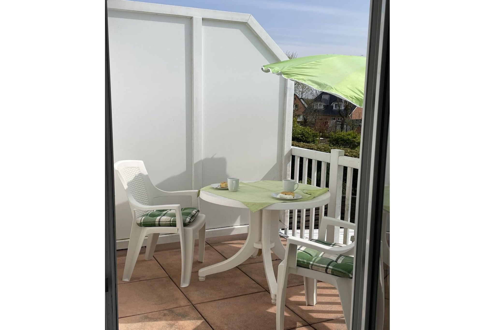 Ferienwohnung Watt 2 - Terrasbalkon