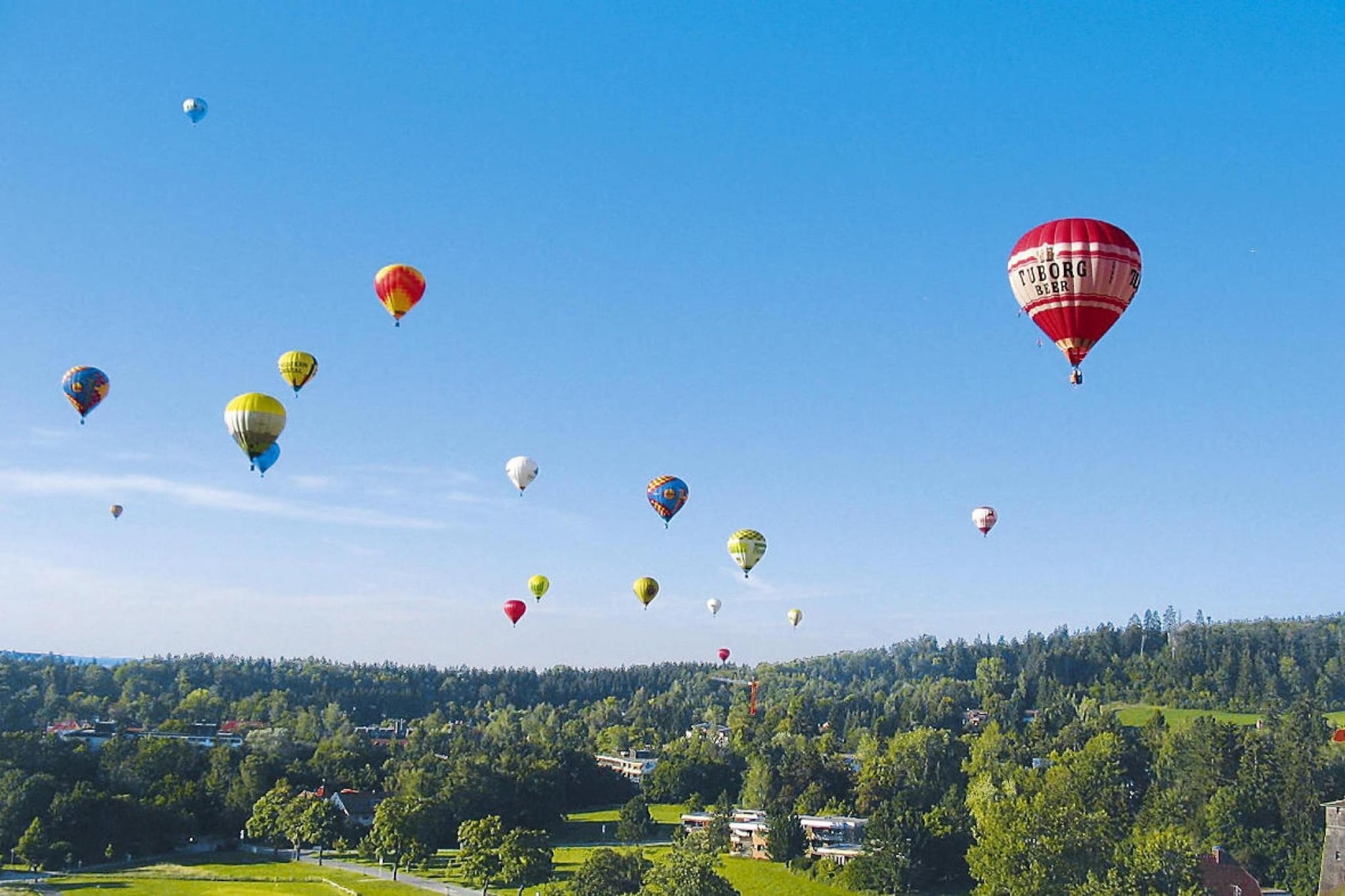Feriendorf Öfingen - 68 qm Typ C Sioux - Uitzicht zomer