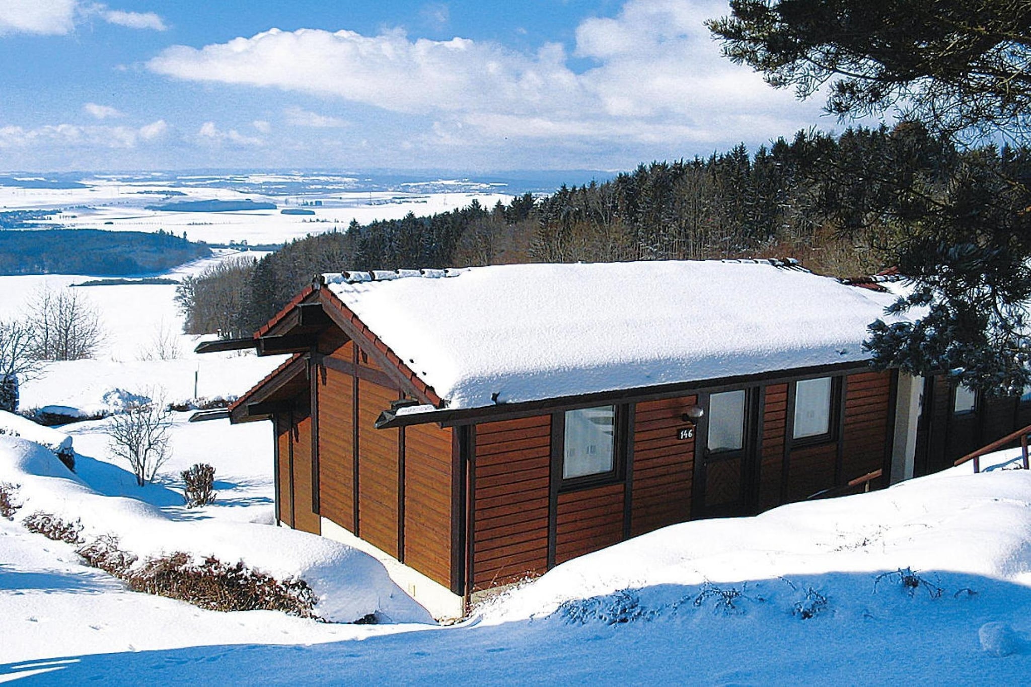 Feriendorf Öfingen - 68 qm Typ C Sioux - Exterieur winter