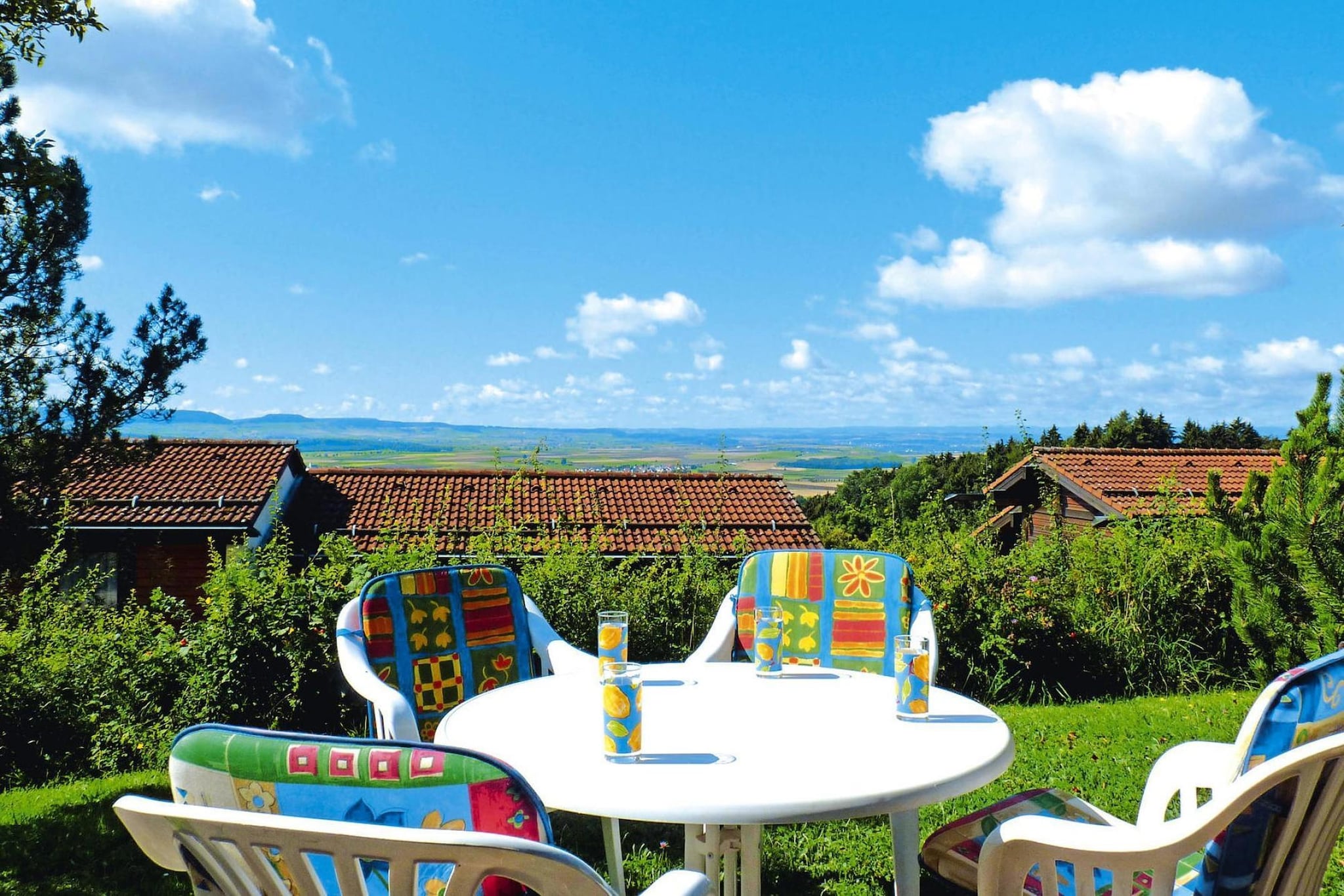 Feriendorf Öfingen - 68 qm Typ C Sioux - Terrasbalkon