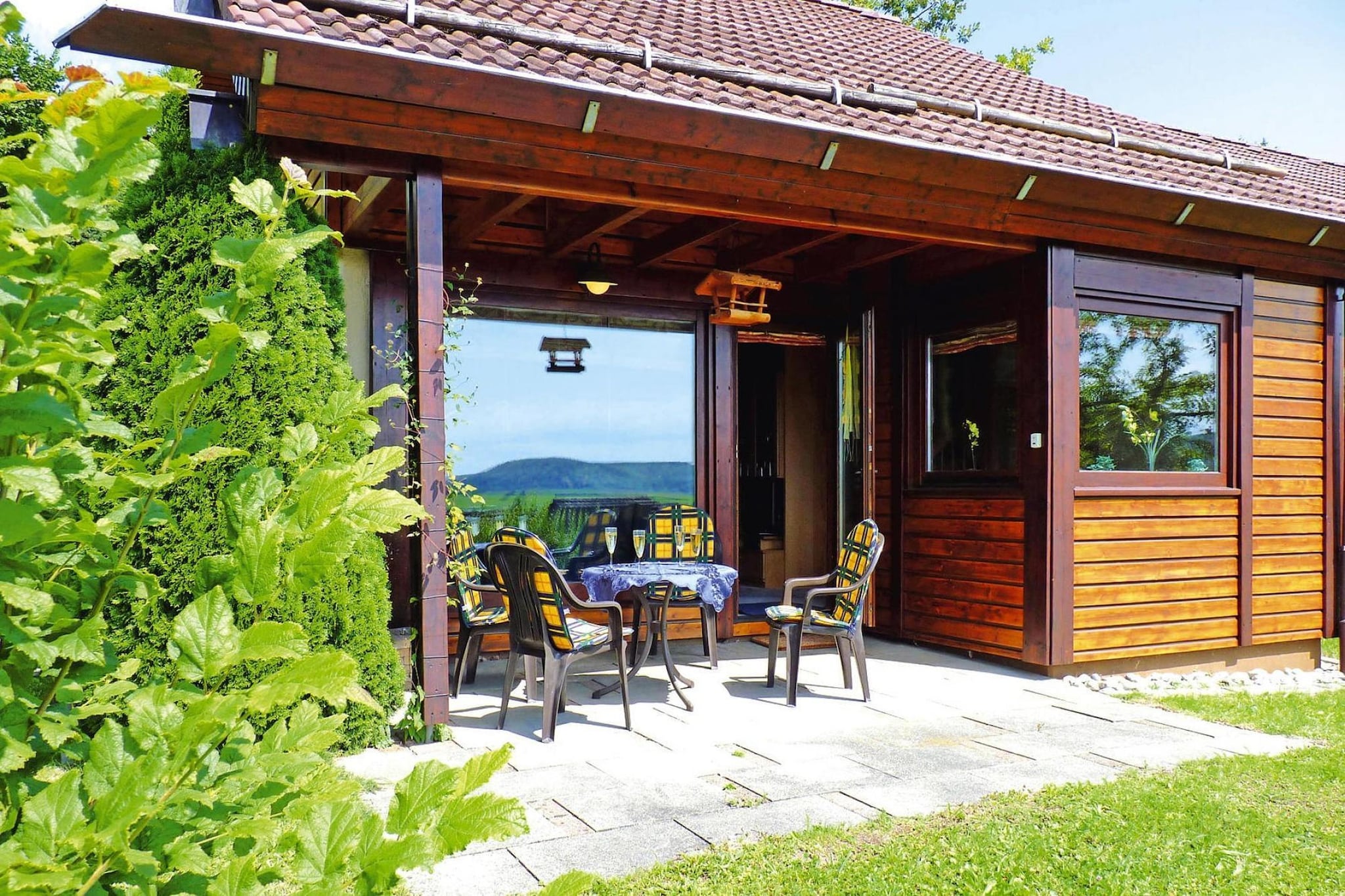 Feriendorf Öfingen - 68 qm Typ C Sioux - Terrasbalkon