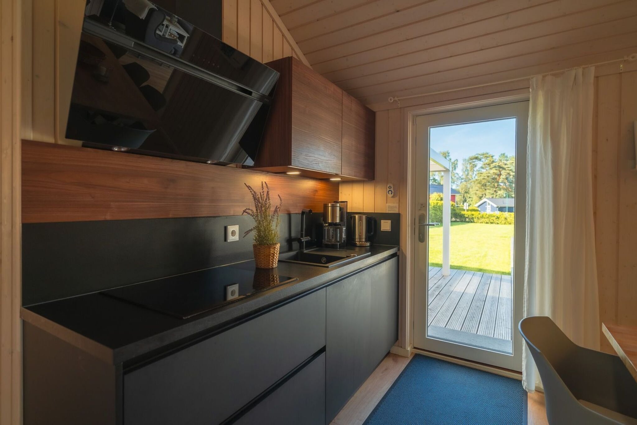 Ground floor: (open kitchen(hob(4 ring stoves, induction), electric kettle, toaster, cooker, coffee machine(filter), coffee machine(pads), oven, microwave, dishwasher, fridge-freezer), Living/diningroom(TV(satellite), fireplace, DVD player, radio, CD player), bedroom(single bed(80 x 200 cm), single bed(80 x 200 cm), TV(satellite)), bedroom(single bed(80 x 200 cm), single bed(80 x 200 cm), single loft bed), bedroom(double bed(200 x 160 cm), TV(satellite)), bedroom(double bed(200 x 160 cm), TV(satellite)), bedroom(double bed(200 x 160 cm)), bedroom(double bed(200 x 160 cm)), bathroom(Bubble bath, shower, sauna, washbasin, toilet, washing machine, hairdryer), bathroom(shower, washbasin, toilet), bathroom(guest toilet, washbasin))\n\nAnnex: (Billiards, Dart, TV, seating area, video projector, table tennis table, party games, playstation)\n\nseating area, grill, heating(floor heating), terrace(roofed), garden, garden furniture, sun loungers, BBQ, parking, parasol, swimming pool(private, outside, heated, 8 x 4 m., opened from Apr upto and including Oct), bicycles available(paid), high chair, ironing board, baby crib(free), Towels/Sheets (extra fee)