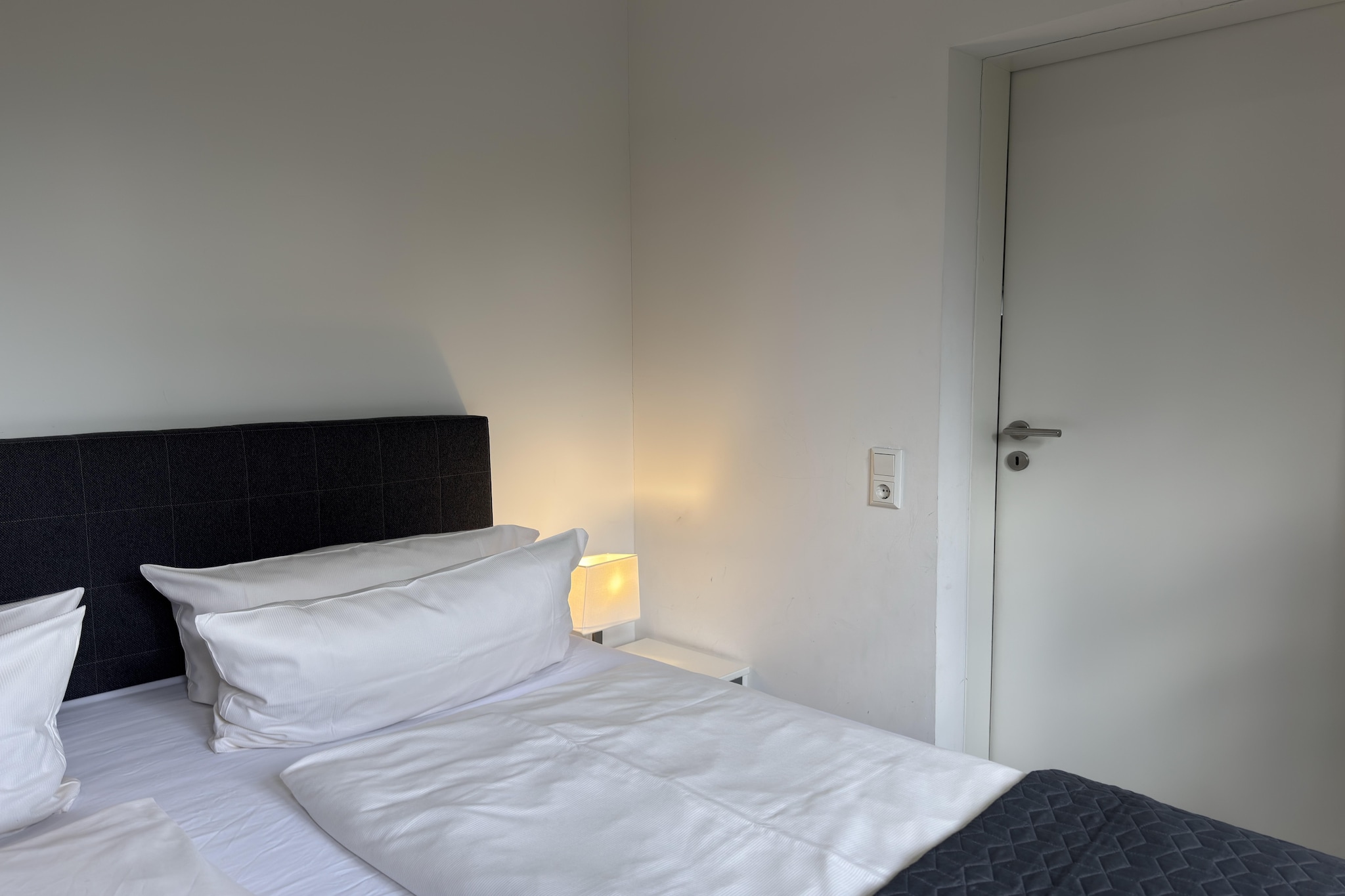 Apartment im alten Bahnhof-Slaapkamer