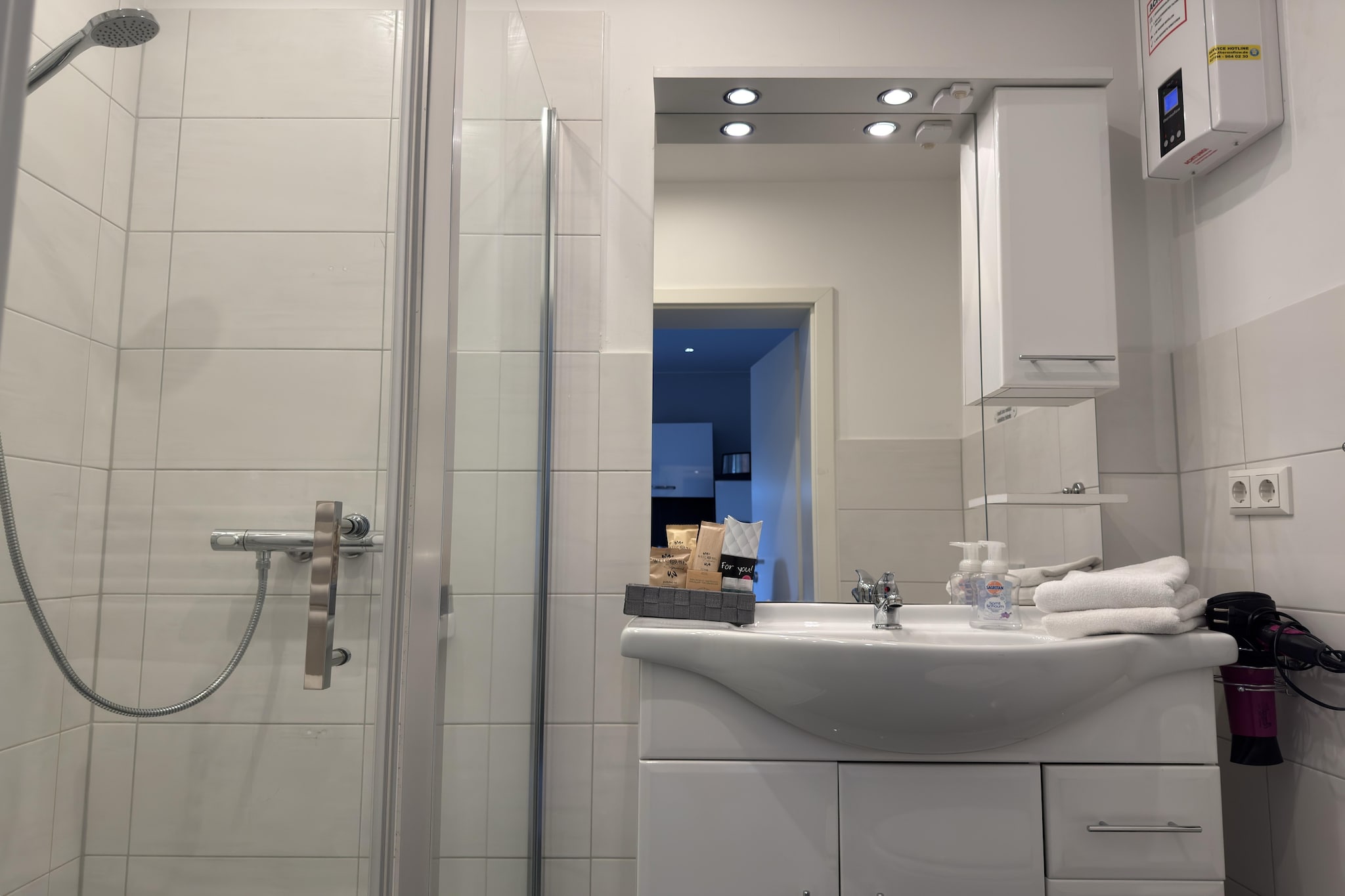 Apartment im alten Bahnhof-Badkamer