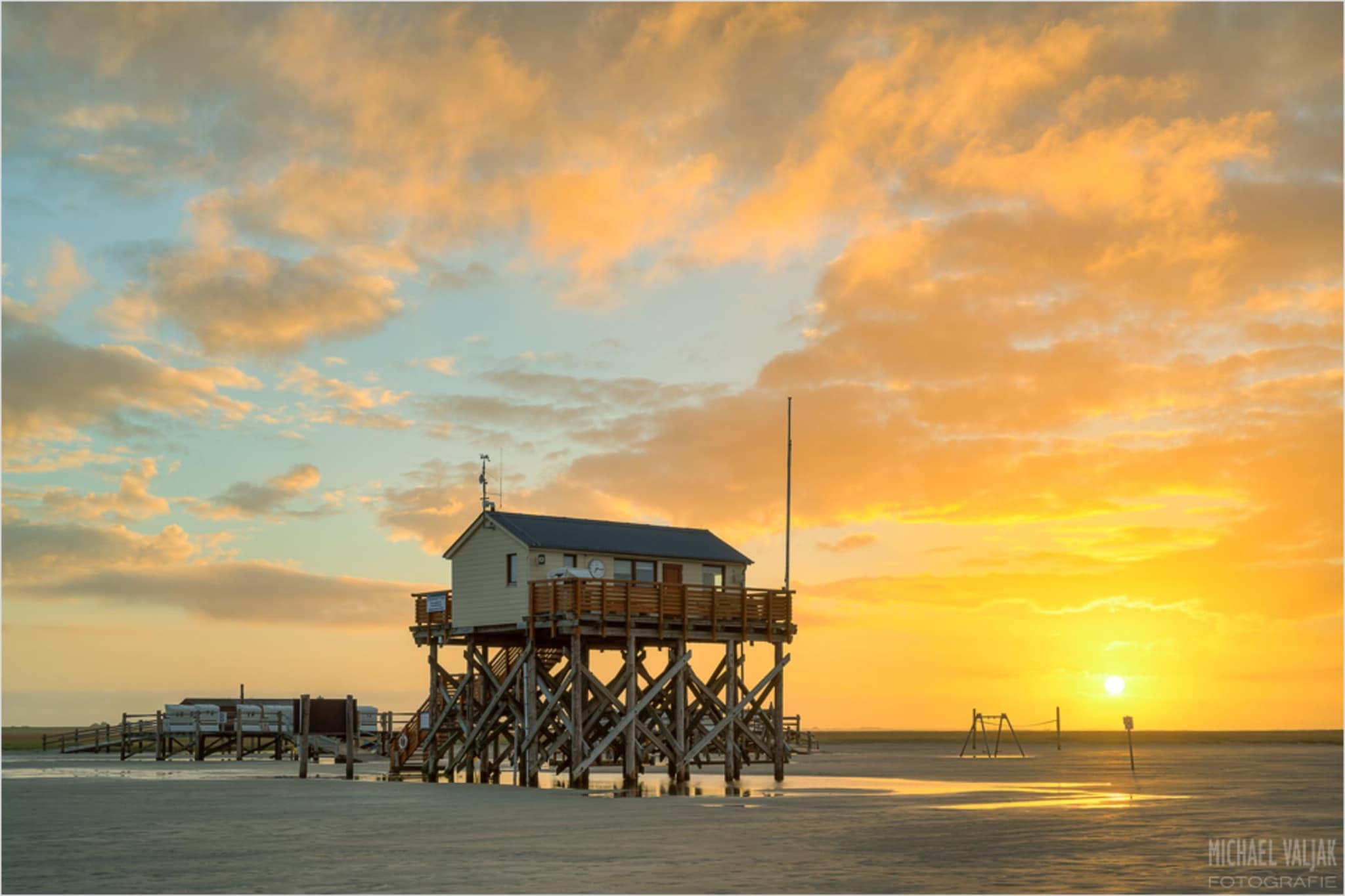 Ferienwohnung Nordseeblick in St Peter-Ording-Gebieden zomer 5km