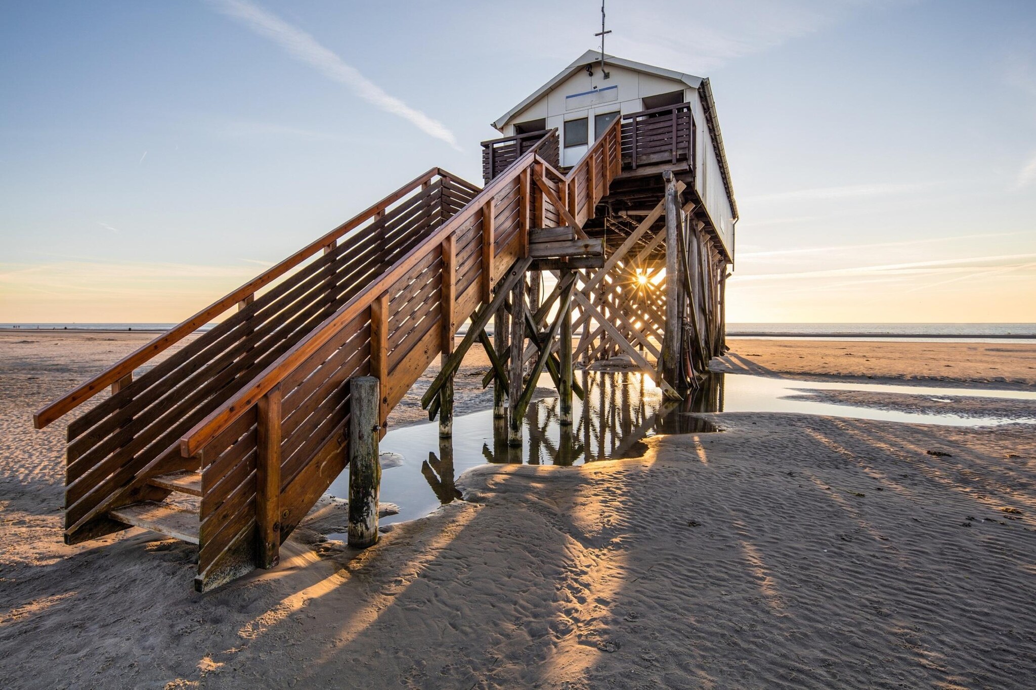 Ferienwohnung Nordseeblick in St Peter-Ording-Gebieden zomer 5km