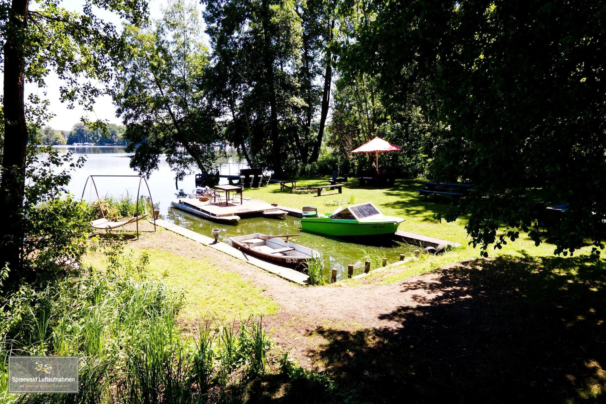 Ferienhaus am See-Tuinen zomer