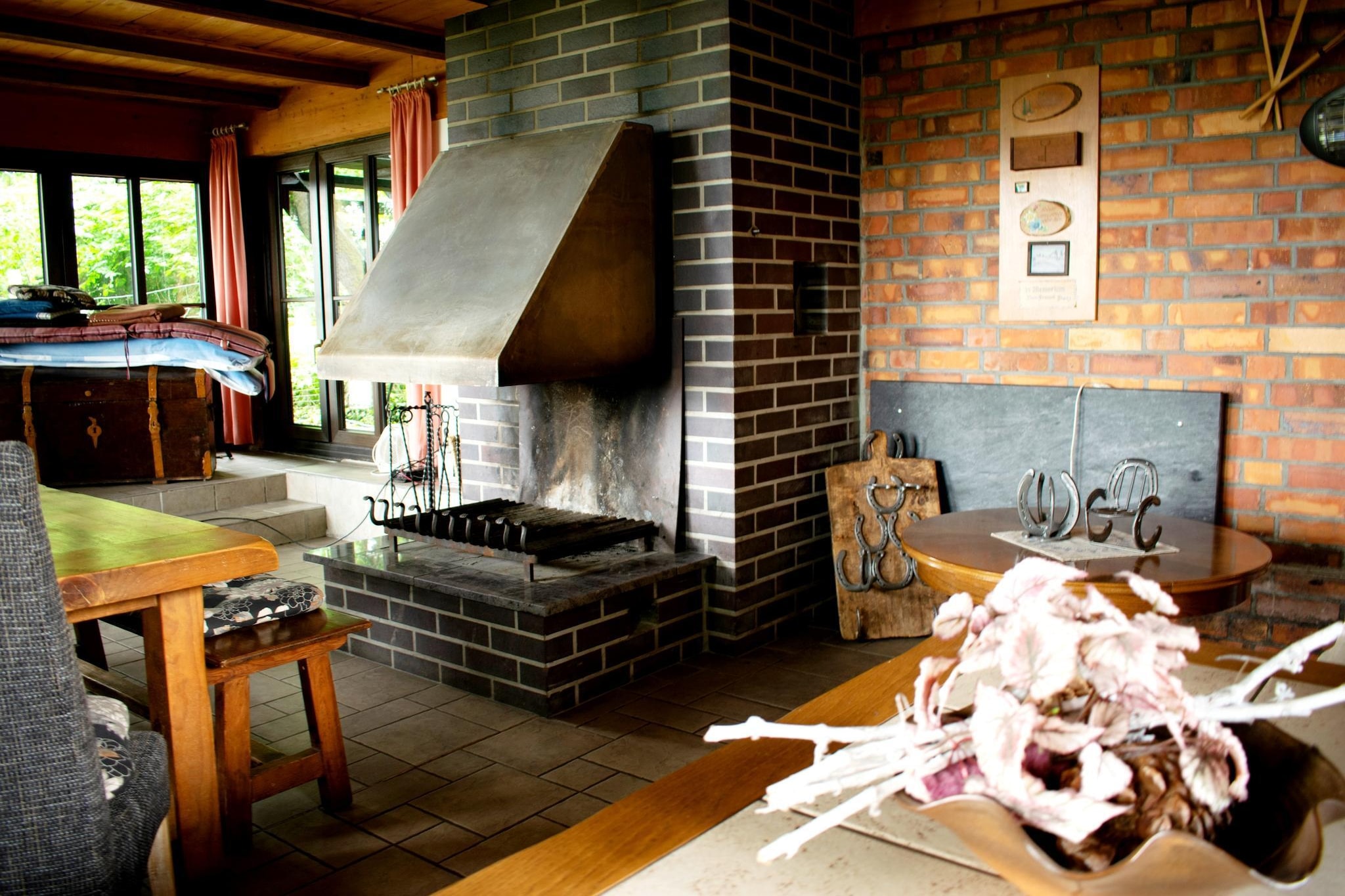 Ferienhaus am See-Woonkamer