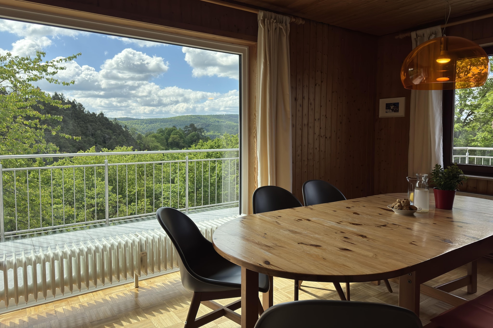 Ferienhaus Sackpfeifenblick-Aussicht Sommer