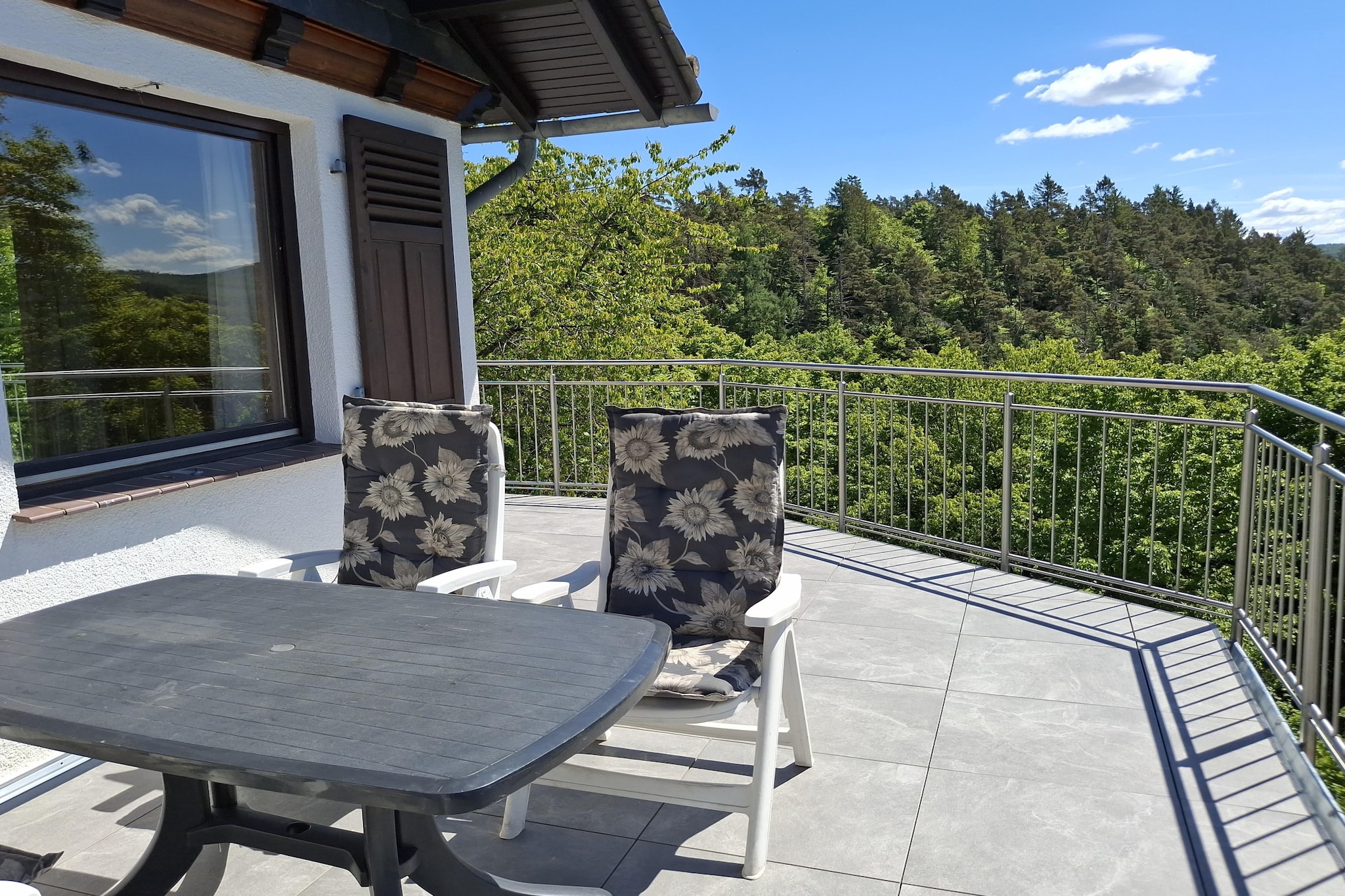 Ferienhaus Sackpfeifenblick-Terrasbalkon