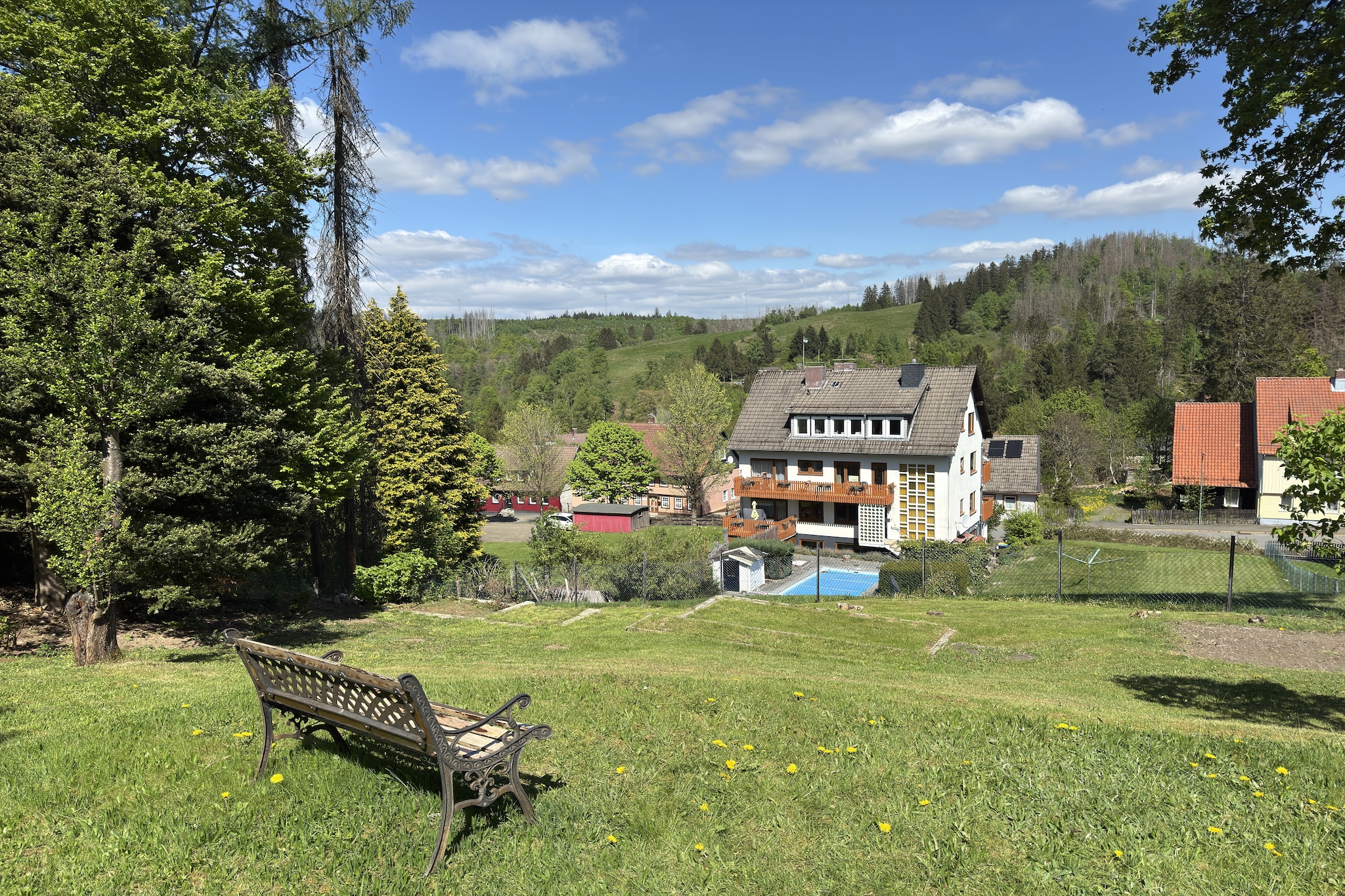 Bärenhütte 9 Personen-View summer