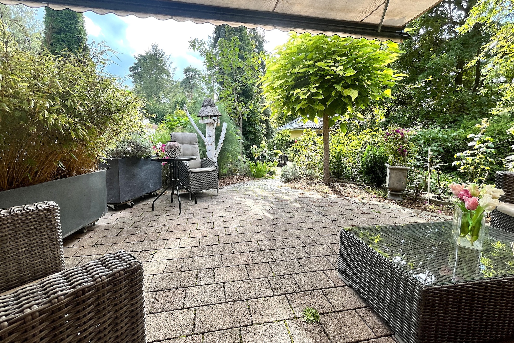 Doppelhaushälfte mit Sonnenterrasse - Terrasbalkon