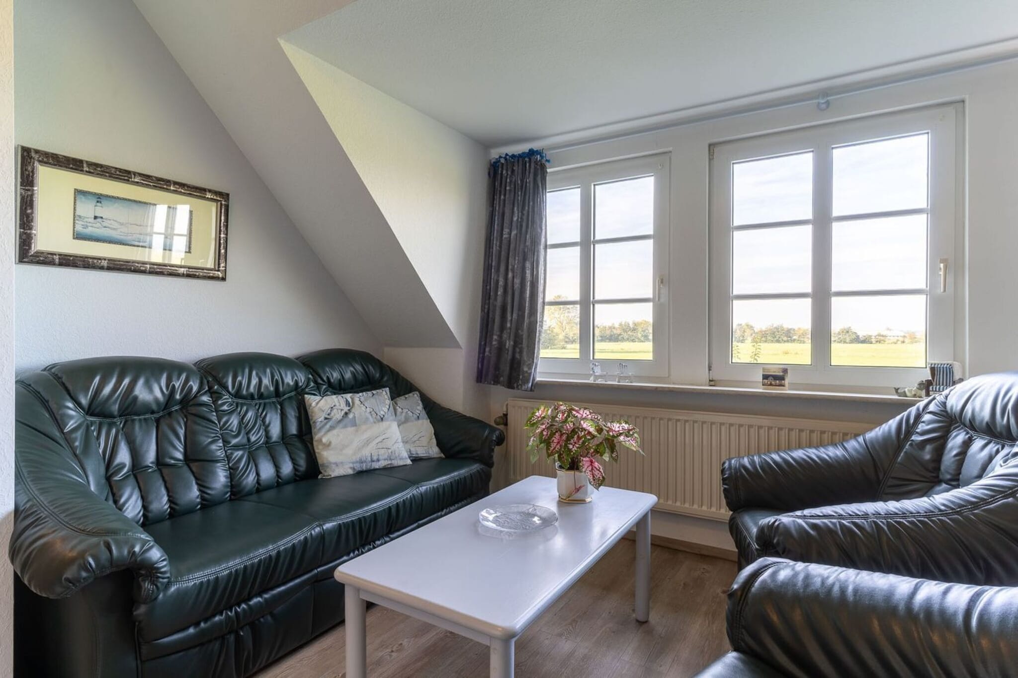 Ferienwohnung bi uns to Hus Tönning-Woonkamer