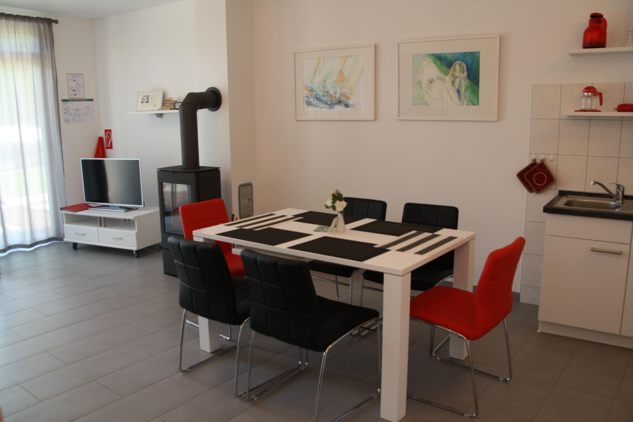 Ferienwohnung am Glindower See - Eetkamer