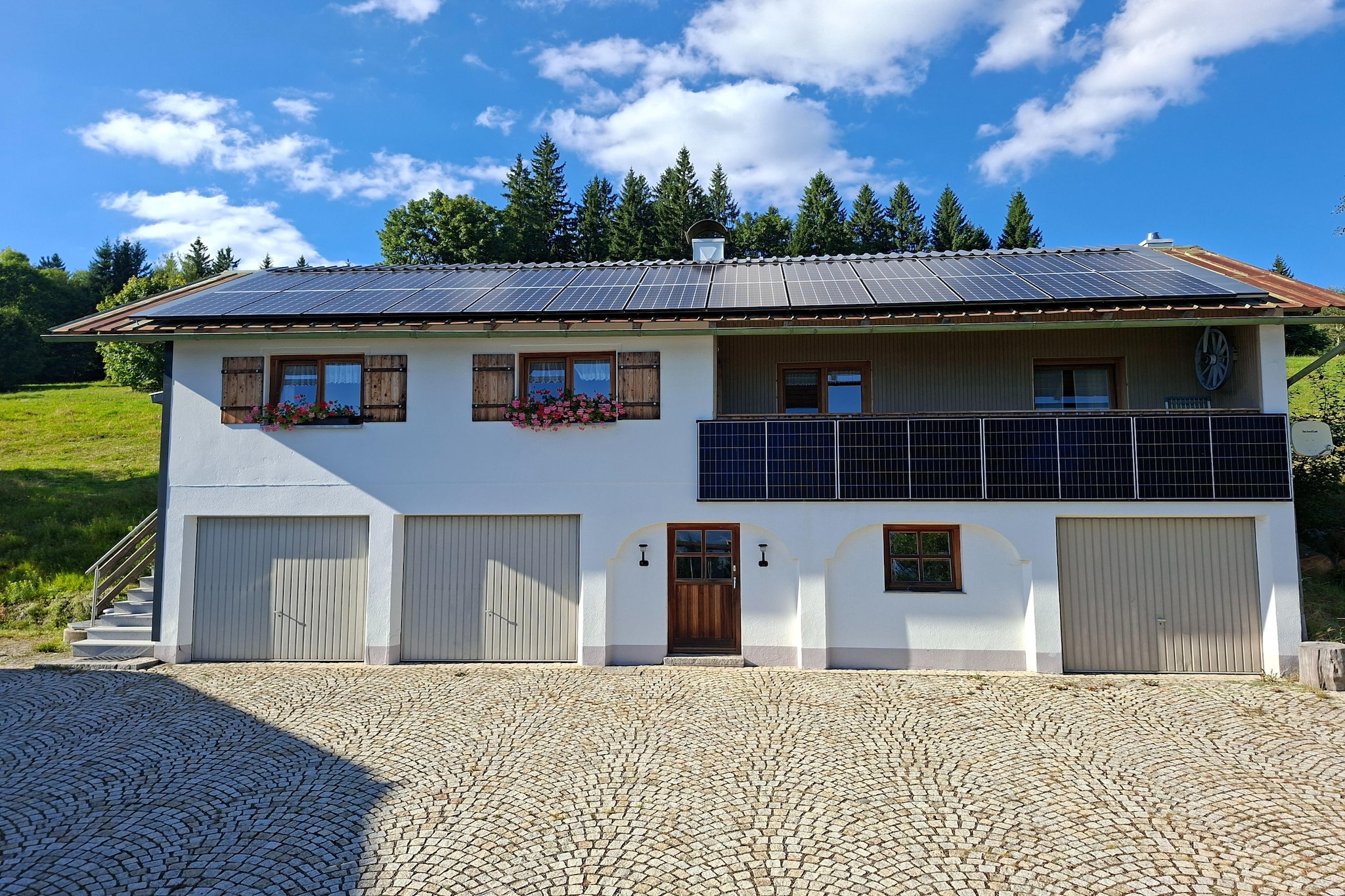 Ferienhaus Panoramablick Neureichenau-Ferienhaus Panoramablick 75 qm-Extérieur été