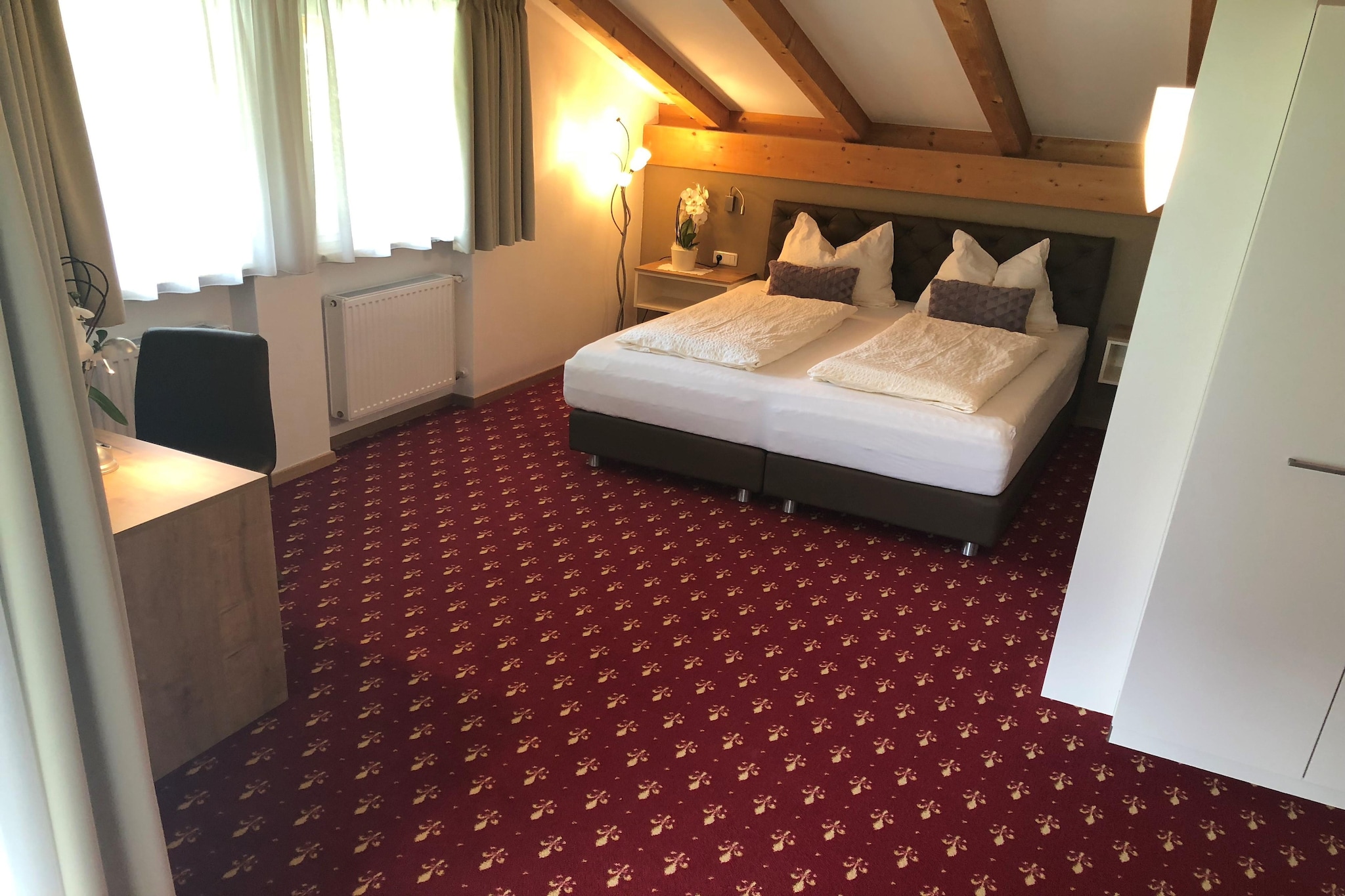 Residence Lahnhof - Dachwohnung-Slaapkamer