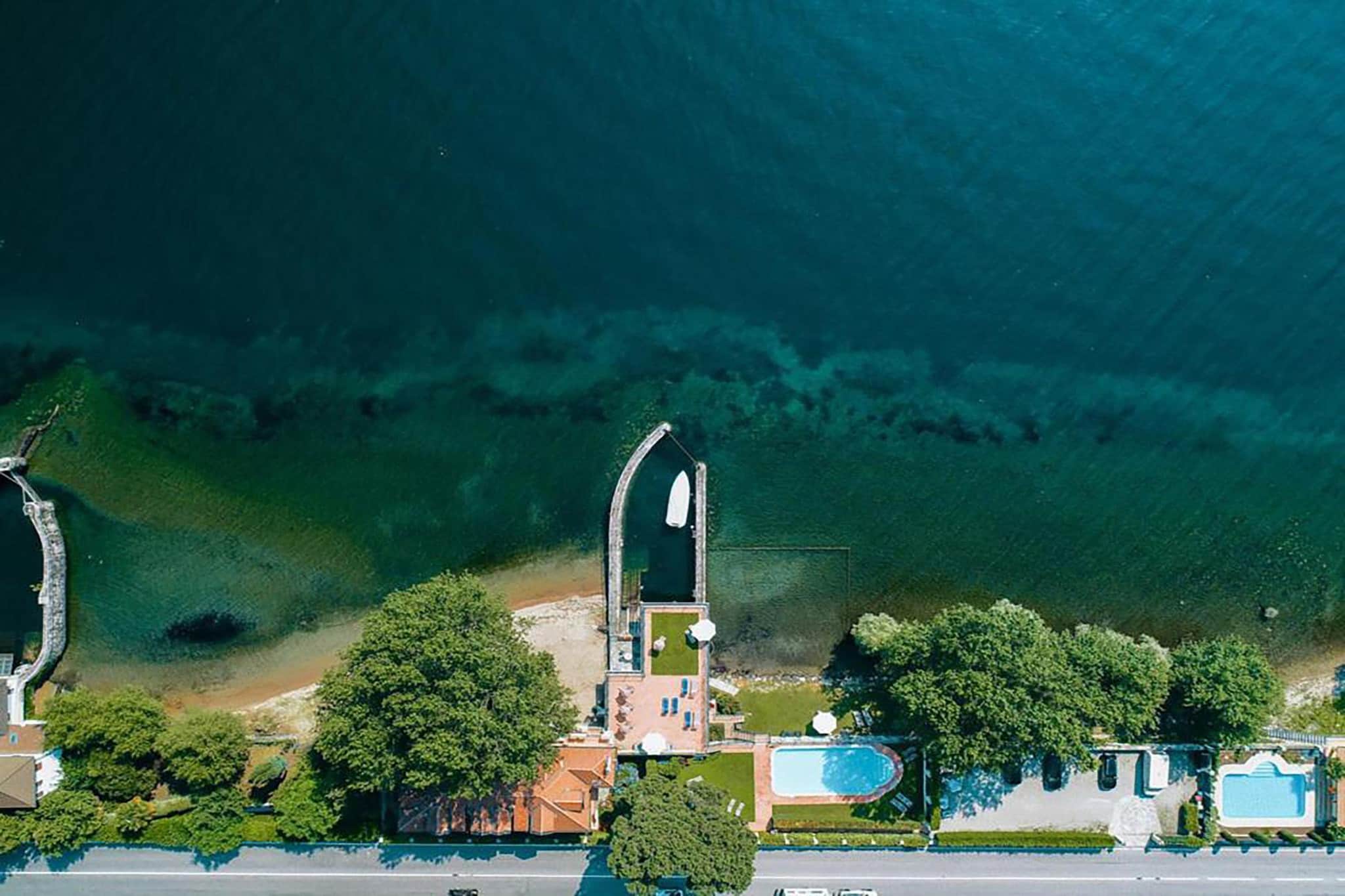 Villa Greta Meina-Trilo Orta or Stresa - Außenbereich Sommer
