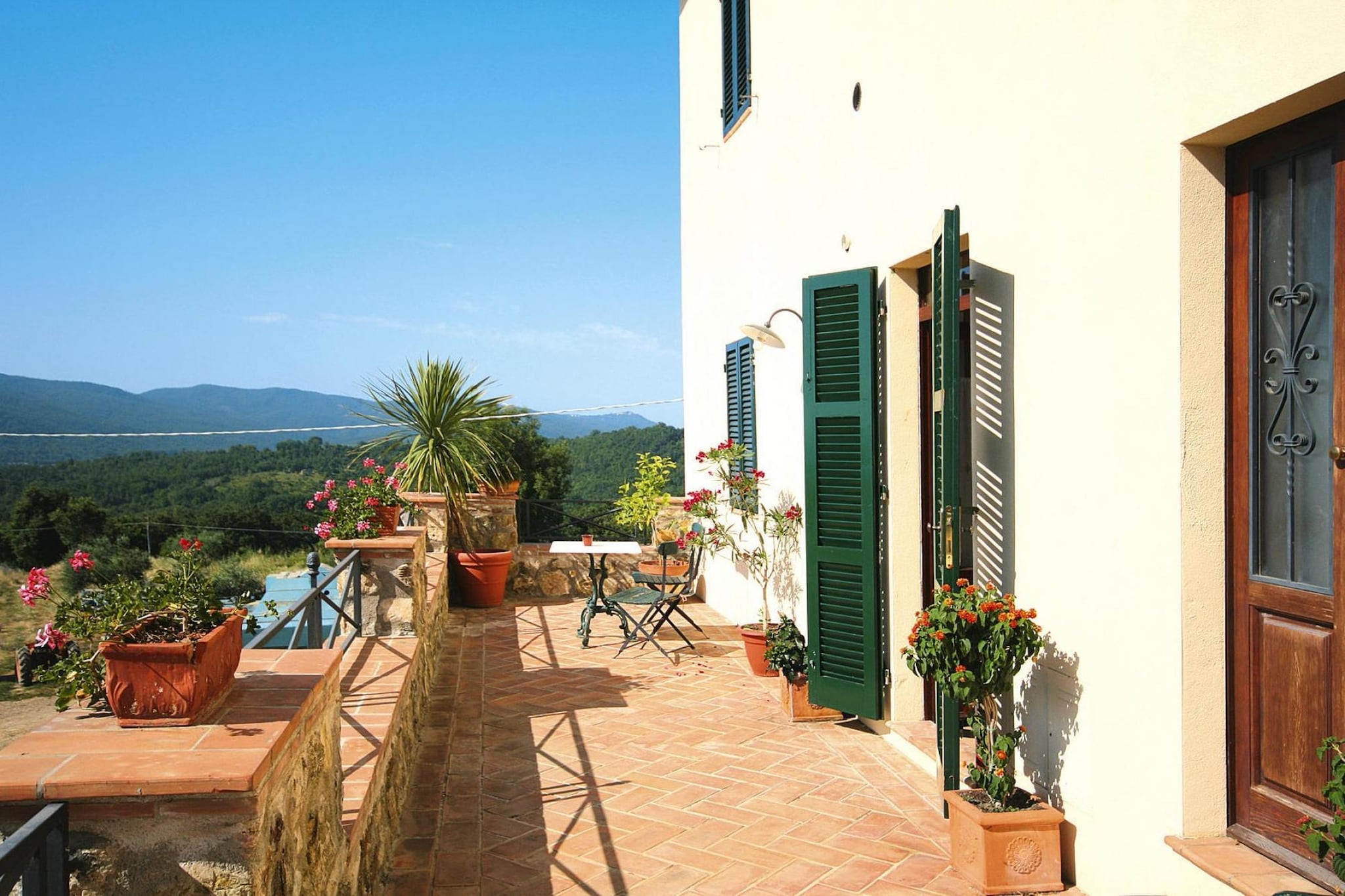 Agritourismo La Chiusa Chiusdino-Colli - Uitzicht zomer