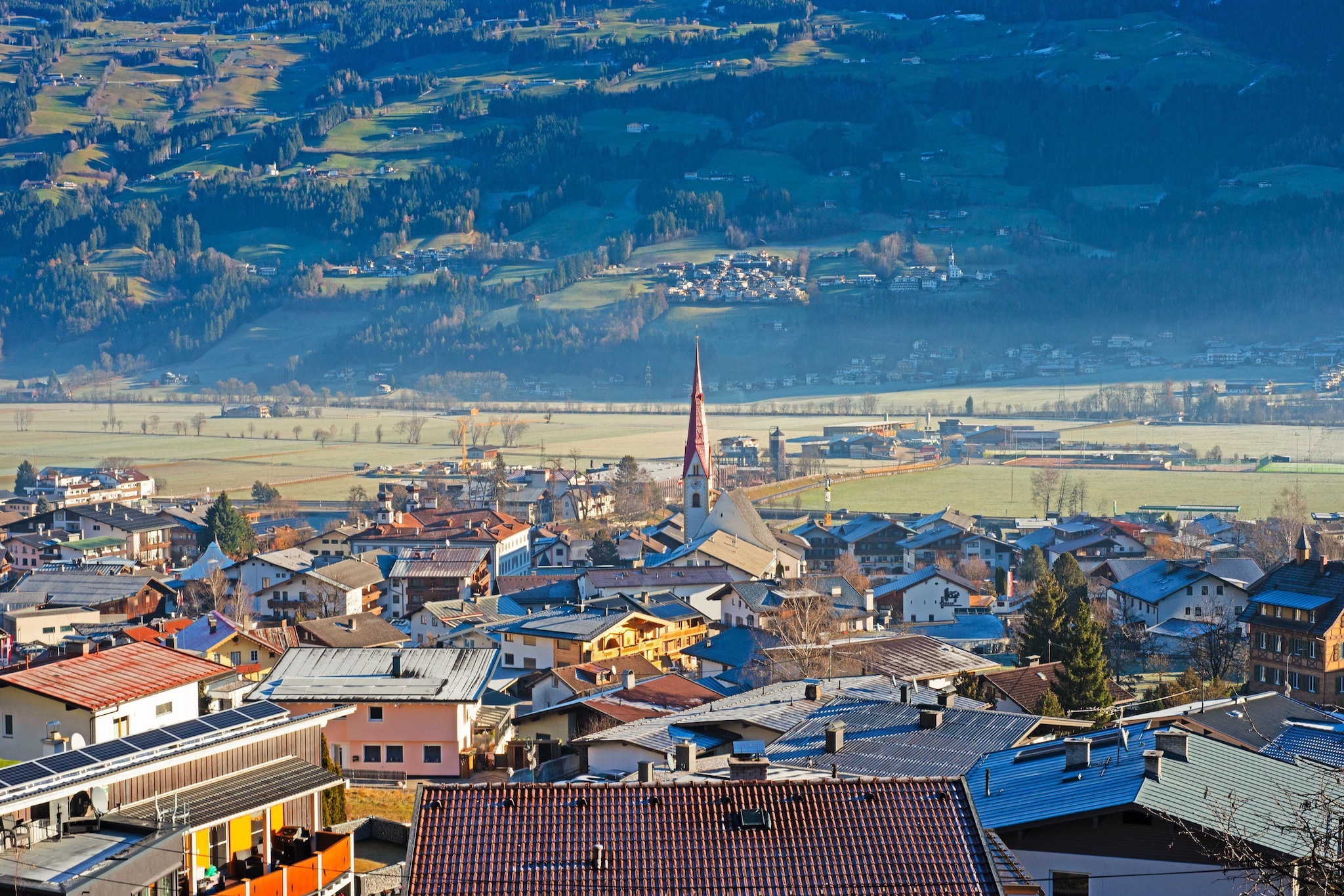 Ferienhaus Marienbergl - 6 Personen-Aussicht Winter