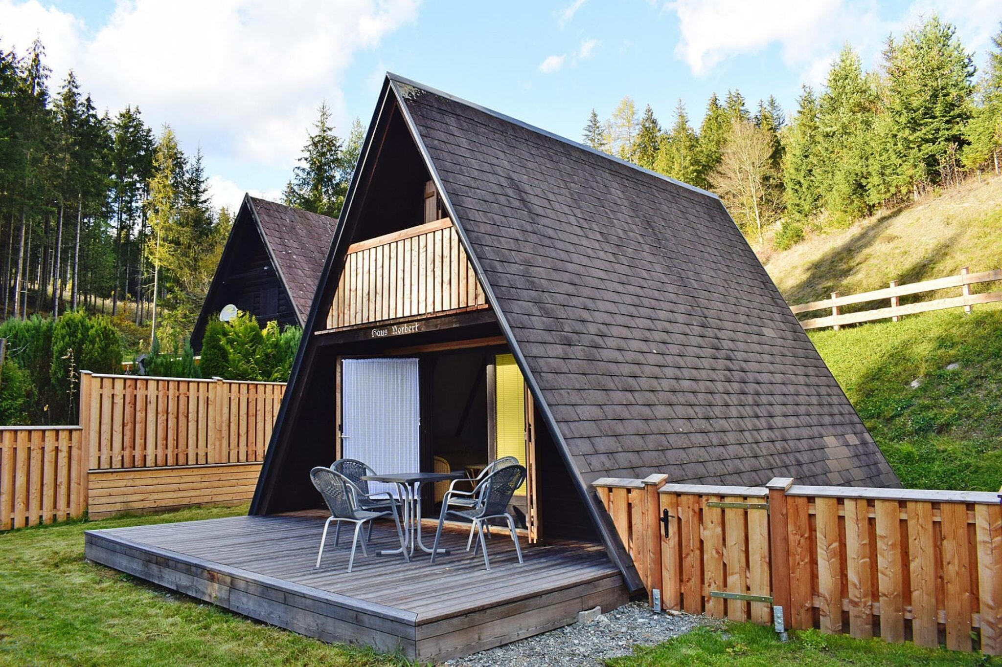 Ferienhütte Trabochersee - Außenbereich Sommer