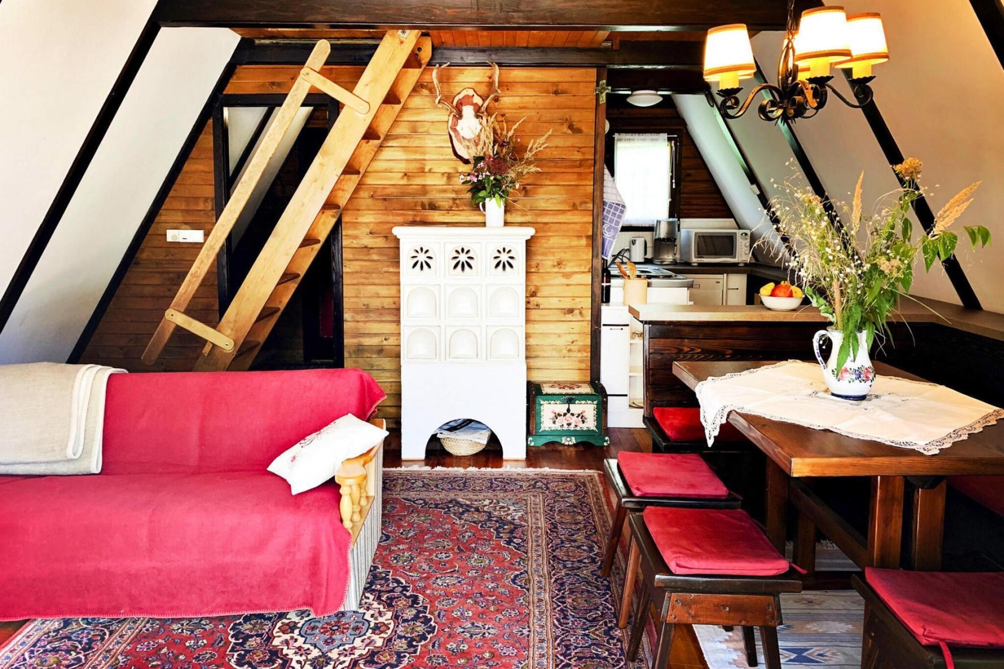 Ferienhütte Trabochersee - Wohnzimmer