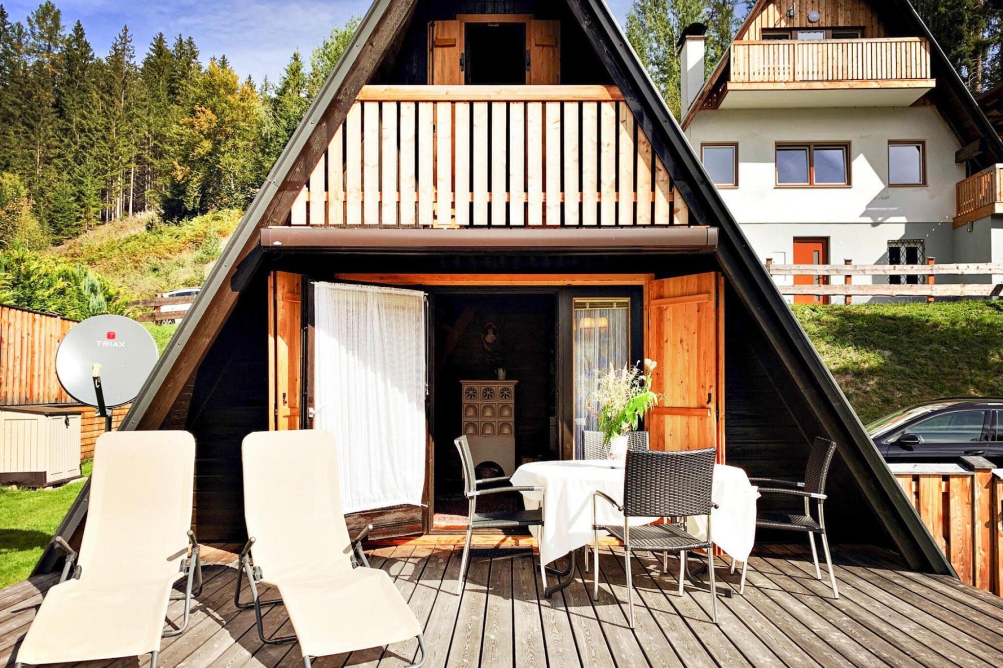 Ferienhütte Trabochersee - Außenbereich Sommer