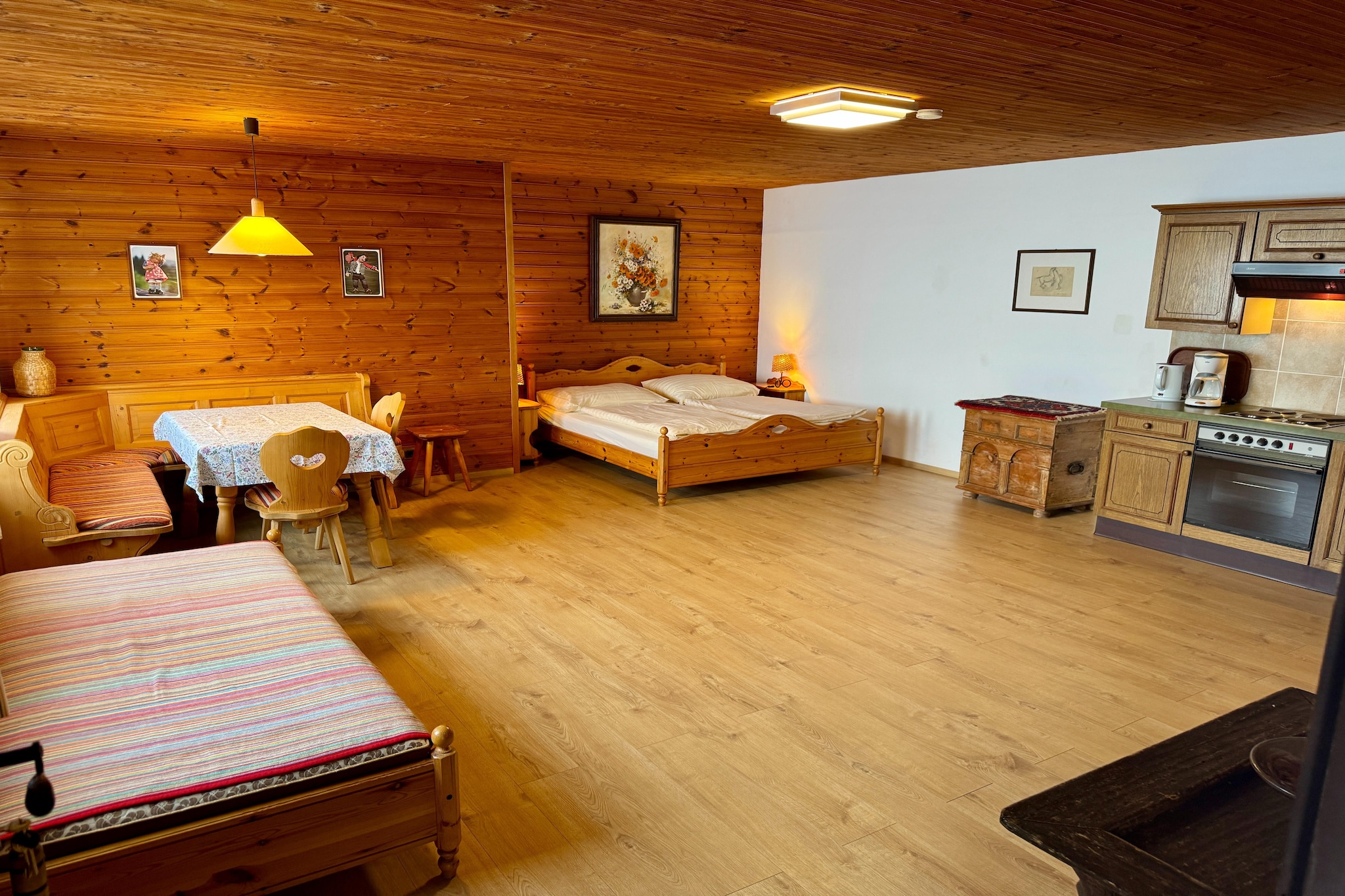 Grafhube Appartements - Studio-Woonkamer