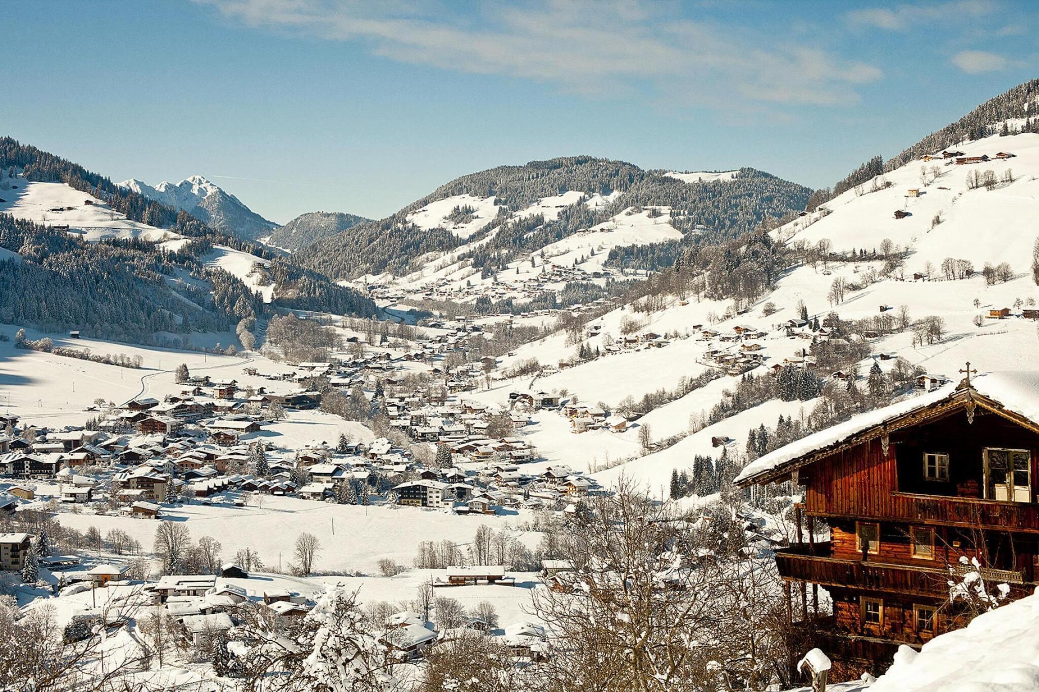 Brunner Apartments-Uitzicht winter