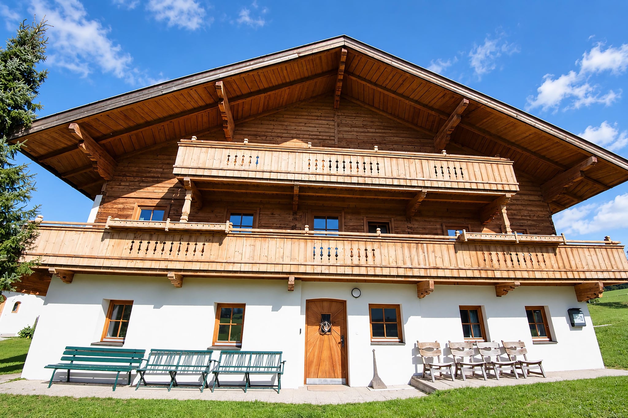 Ferienhaus am Wilden Kaiser - Extérieur été