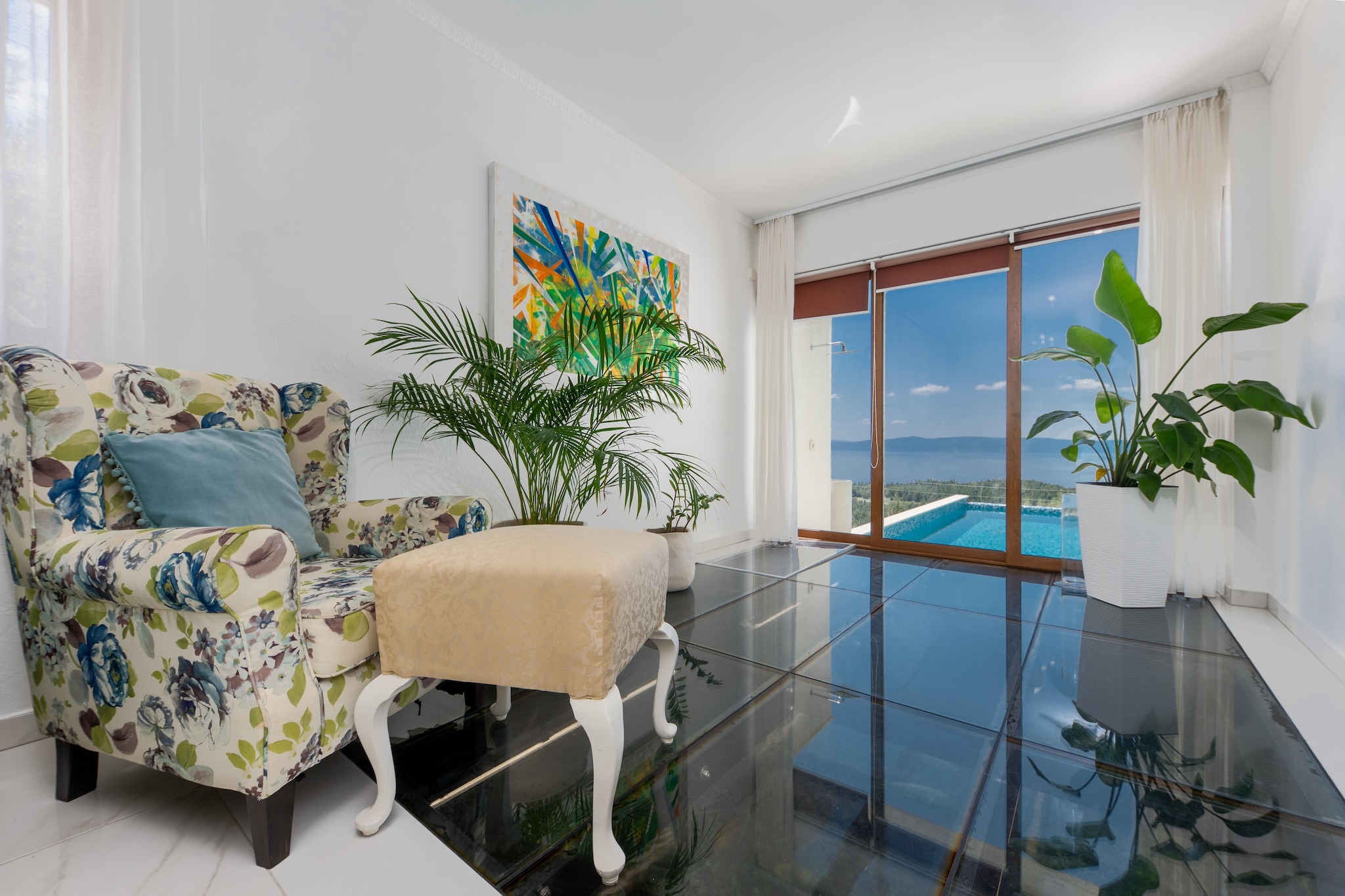 Villa Amare Makarska - E6 circa 150 qm für max 6 Pers-Woonkamer