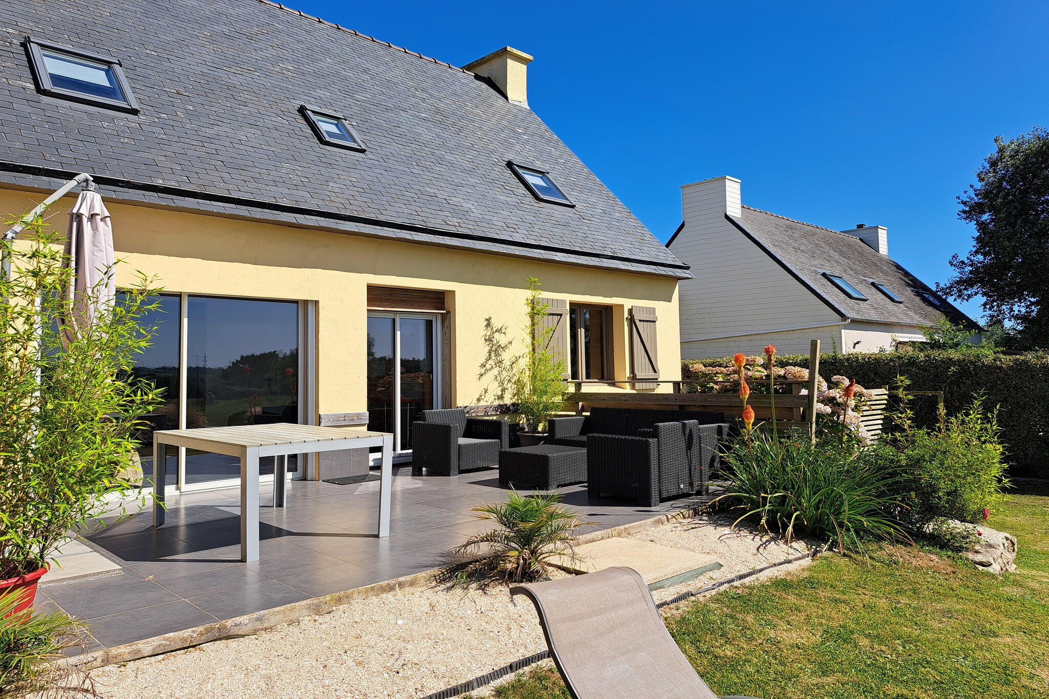 Ferienhaus Guissény-Buitenkant zomer