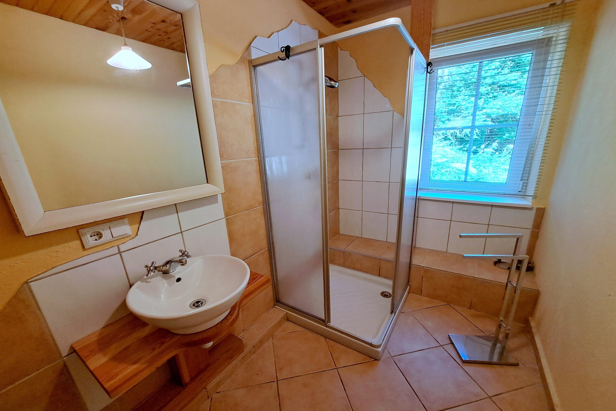 Holiday flats Forellenhof Dabo  / Typ A - 2 Erw 55 qm-Badkamer