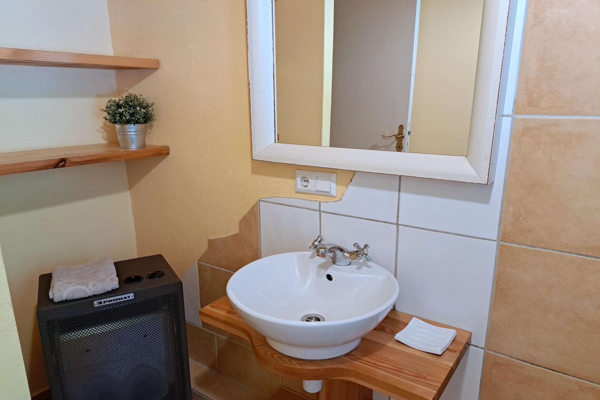 Holiday flats Forellenhof Dabo  / Typ A - 2 Erw 55 qm-Badkamer