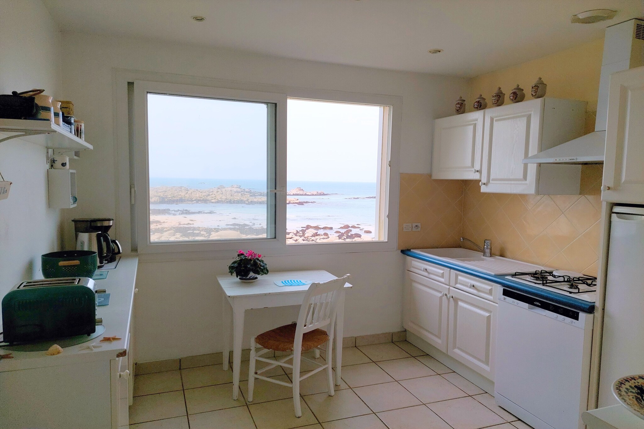 Fisherman's House in Brittany by the Sea