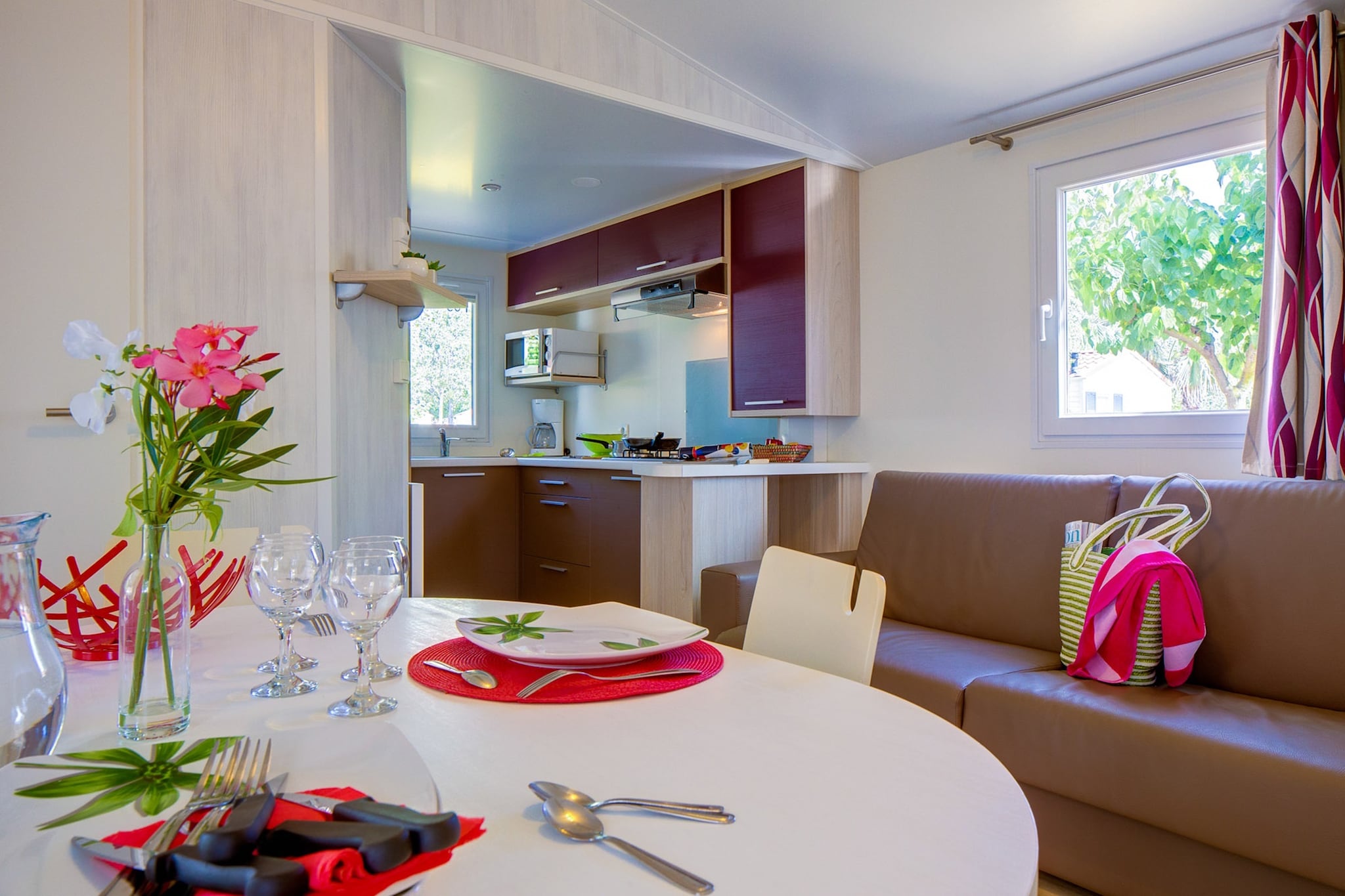 Camping L'Air Marin Vias-Plage  Mobilhome MEXICO 2CH