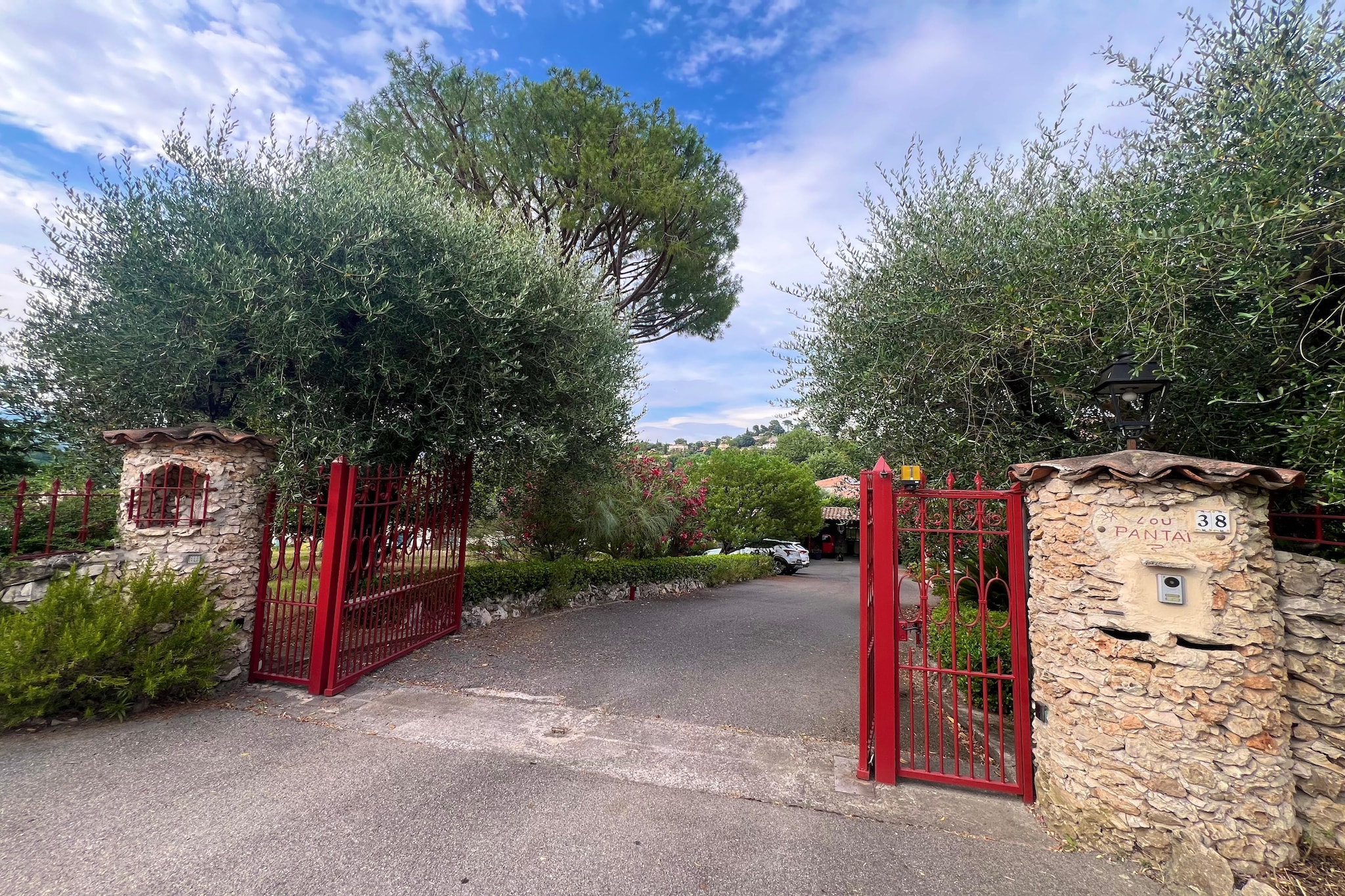 Ferienhaus in Cagnes-sur-Mer Villa Lou Pantail-Außenbereich Winter