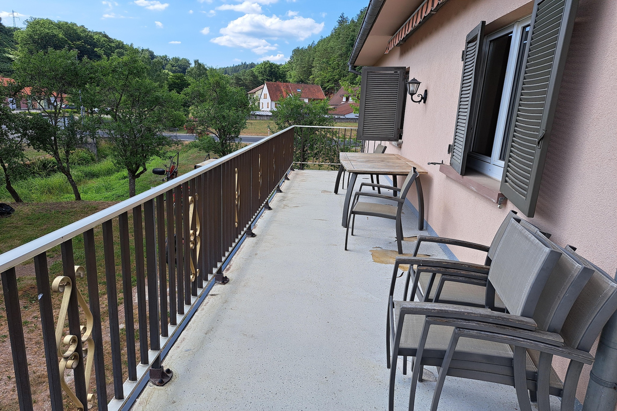 Holiday home Reipertswiller-Terrace balcony