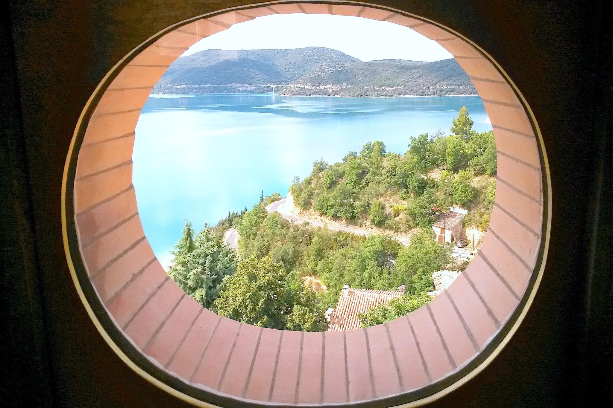 Ferienhaus in Sainte-Croix-du-Verdon-View in summer