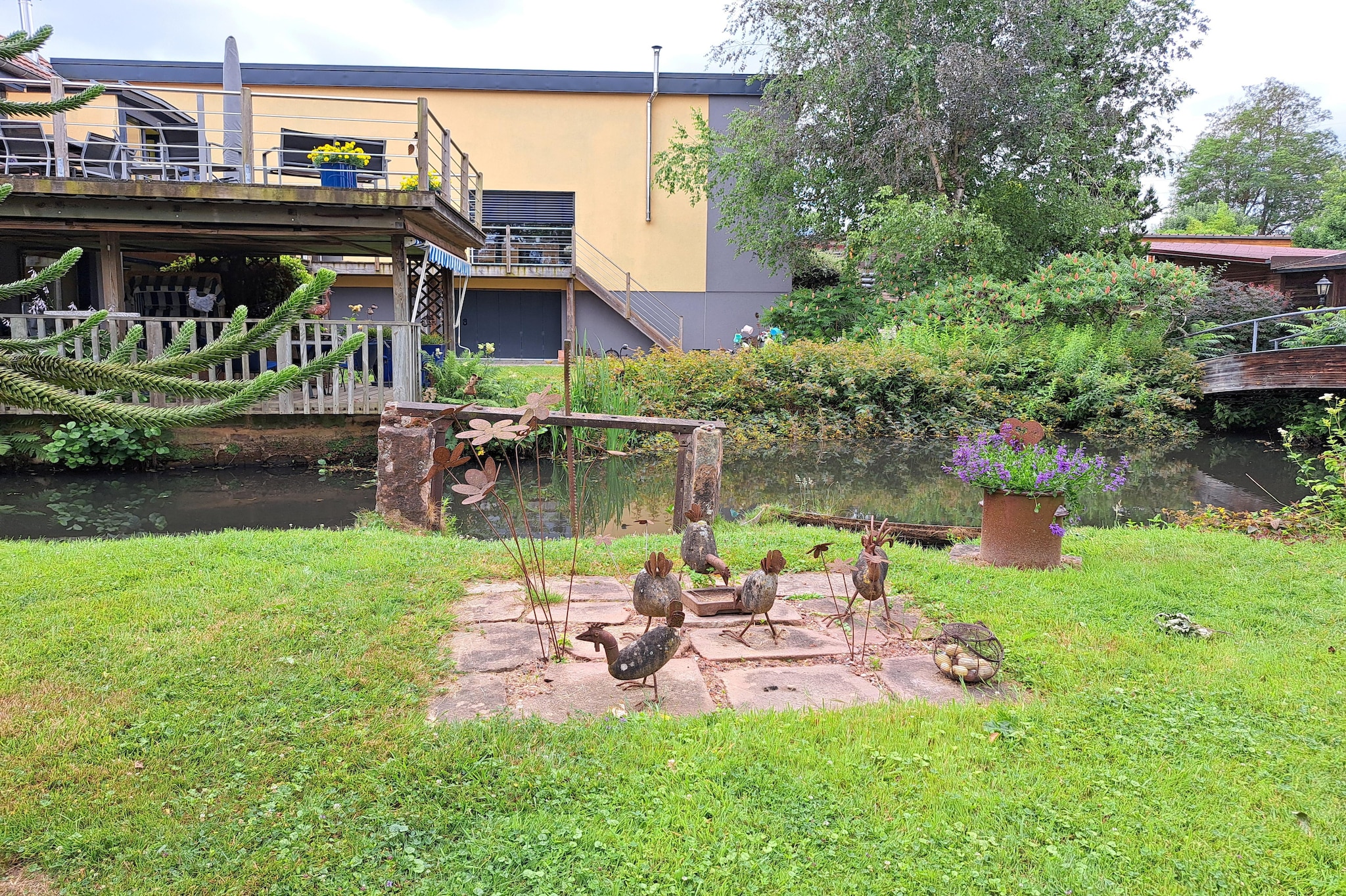 Holiday farm Kindwiller / Type B - Maison 90 qm-Gardens summer