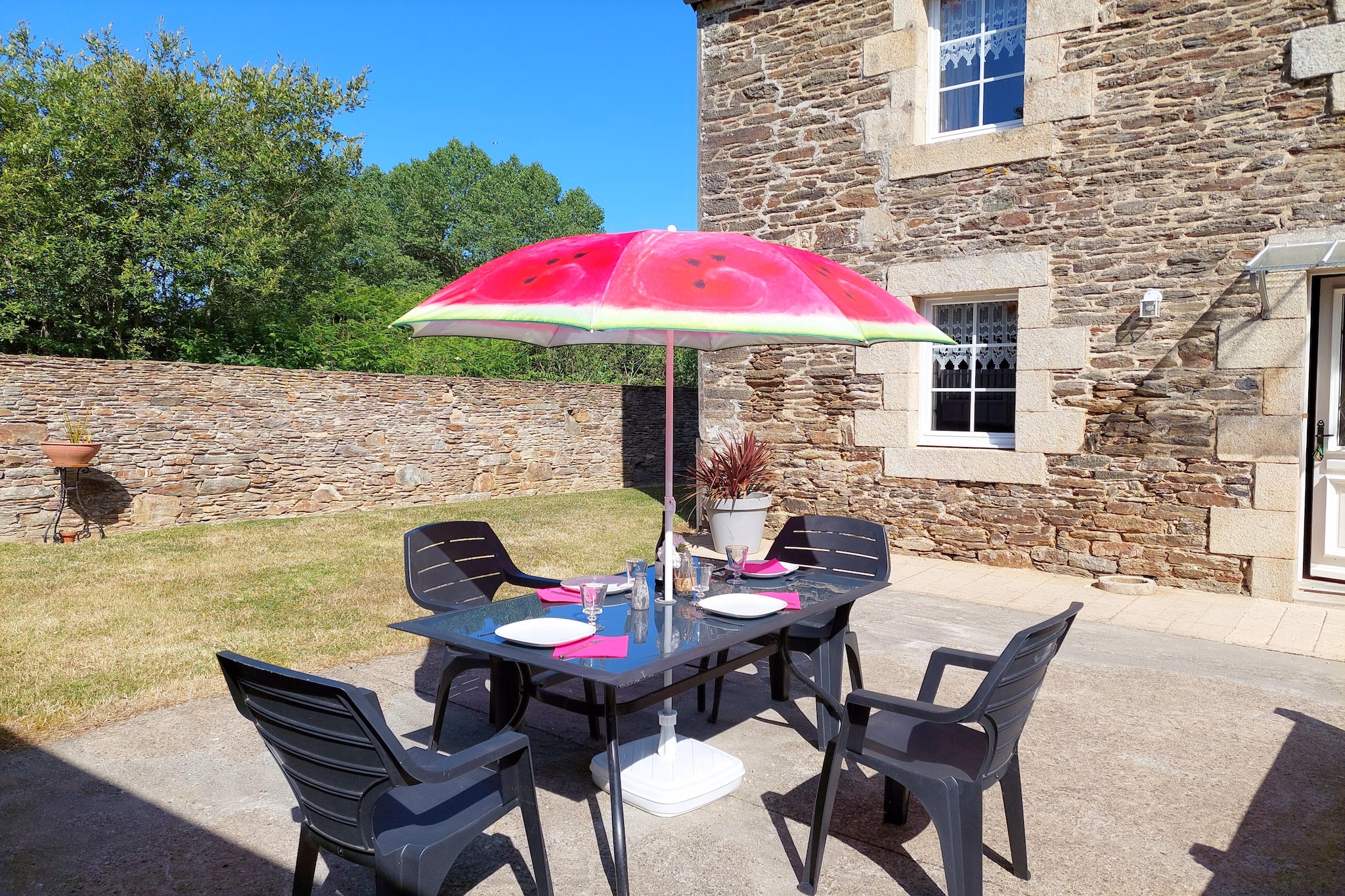 Stone House near Penze River and Morlaix Bay